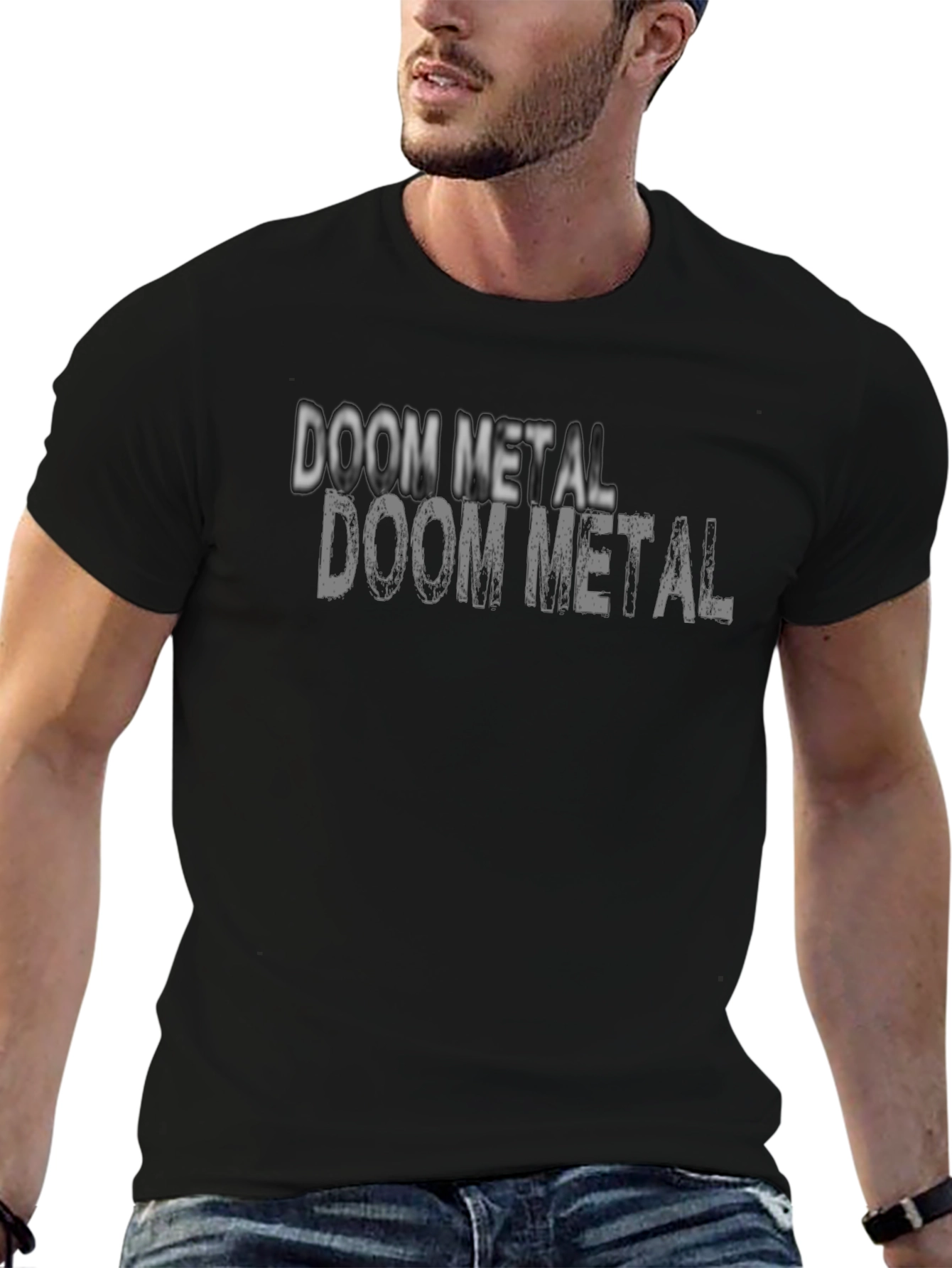 Doom Metal T-Shirt - Graphic Print