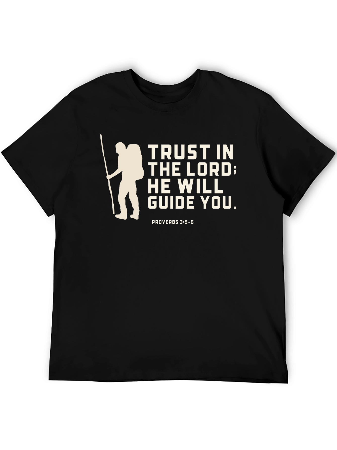 Trust in the Lord Graphic Tee - Black