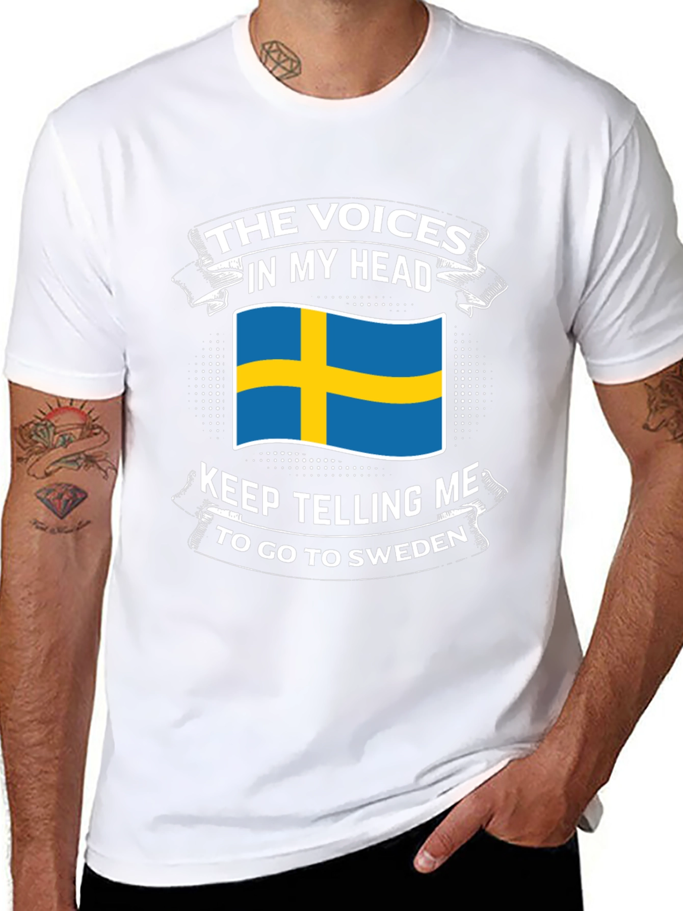 Sweden T-Shirt: Voices in My Head