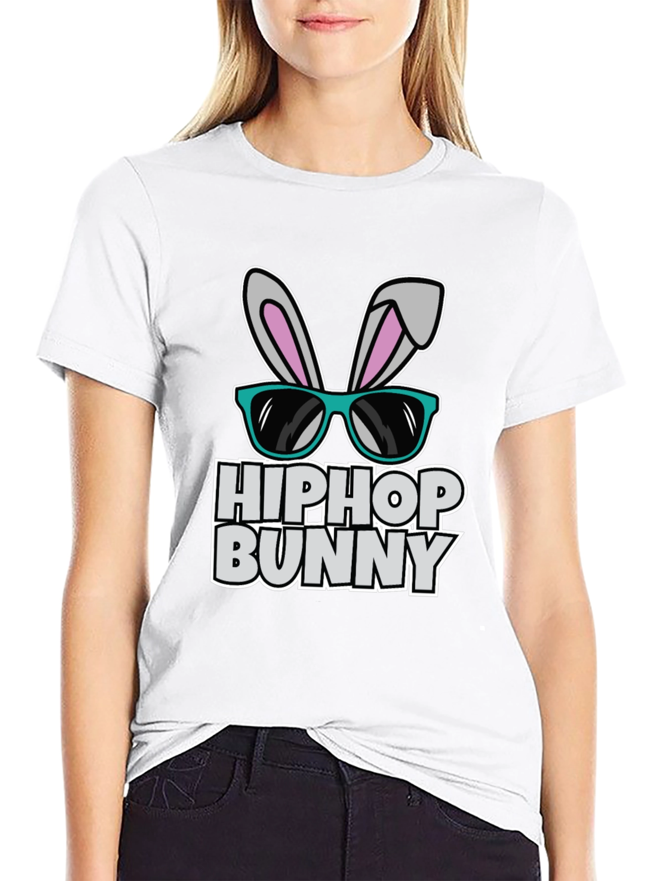 Hip Hop Bunny T-Shirt - Easter Fun