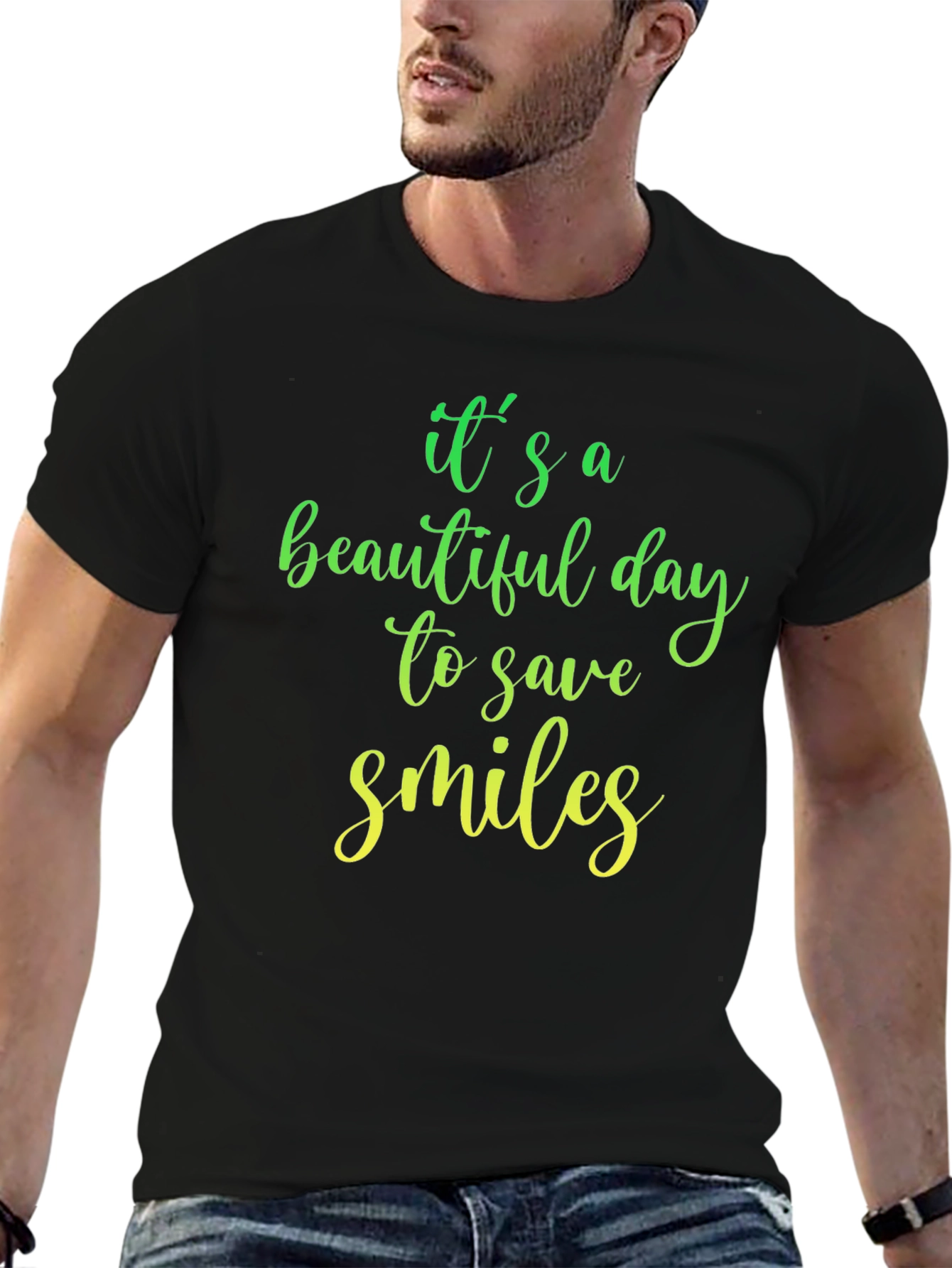 Beautiful Day to Save Smiles Graphic T-Shirt