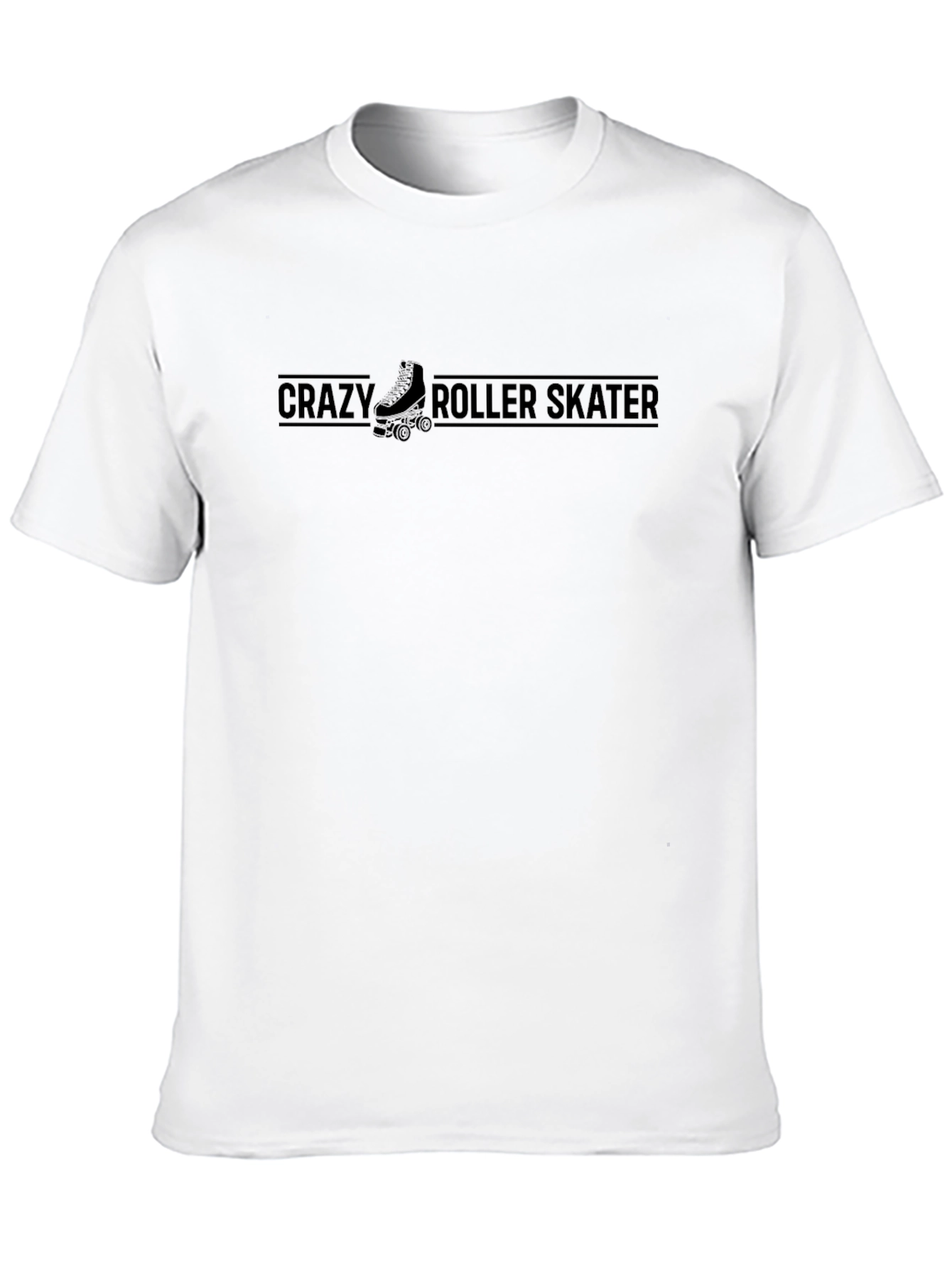Crazy Roller Skater Graphic T-Shirt