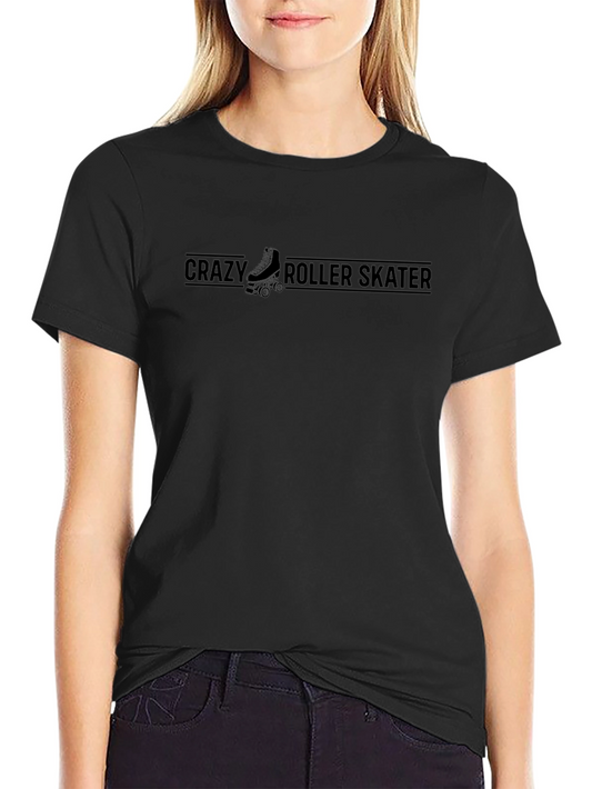 Crazy Roller Skater Graphic T-Shirt