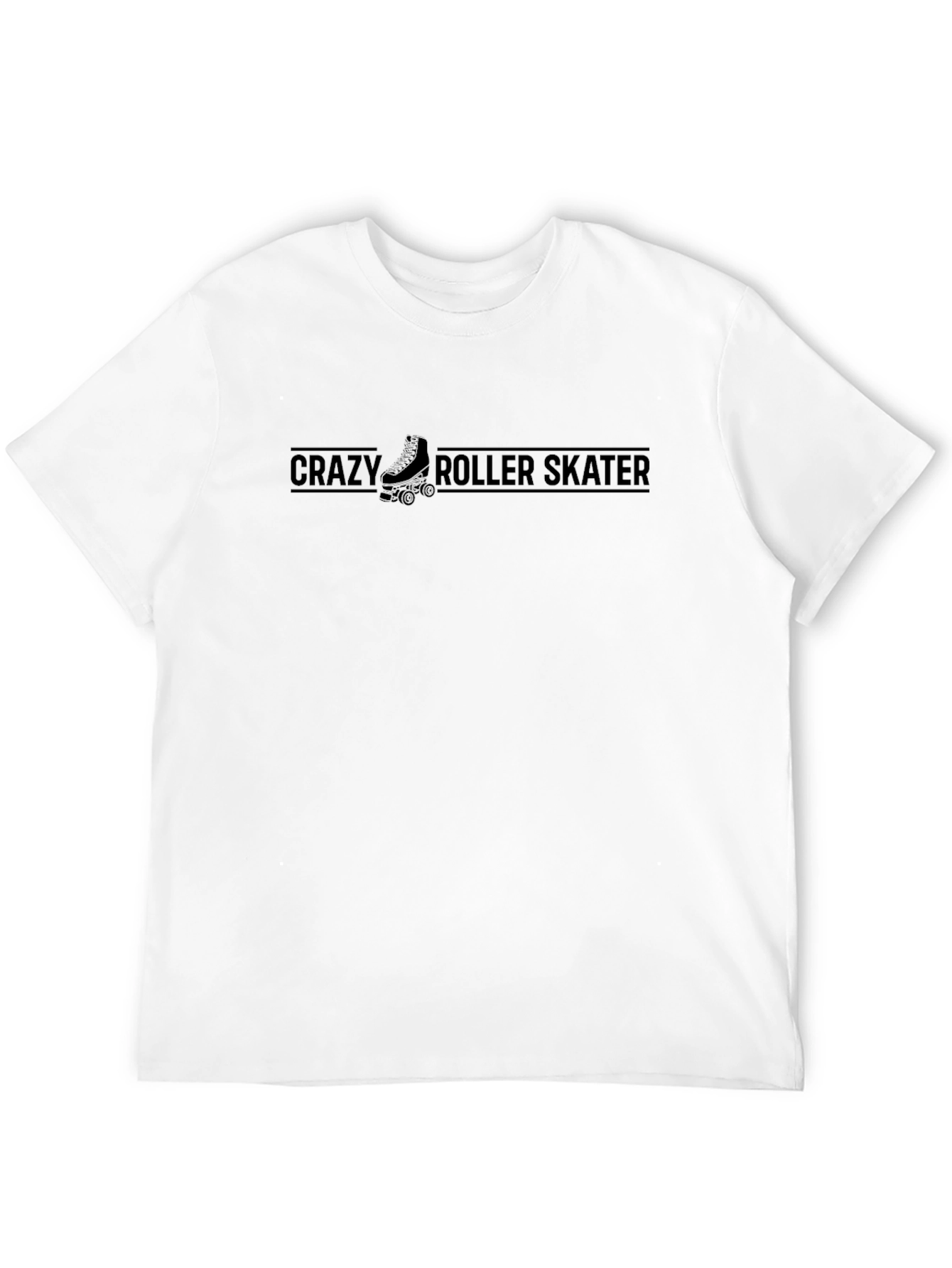 Crazy Roller Skater Graphic T-Shirt