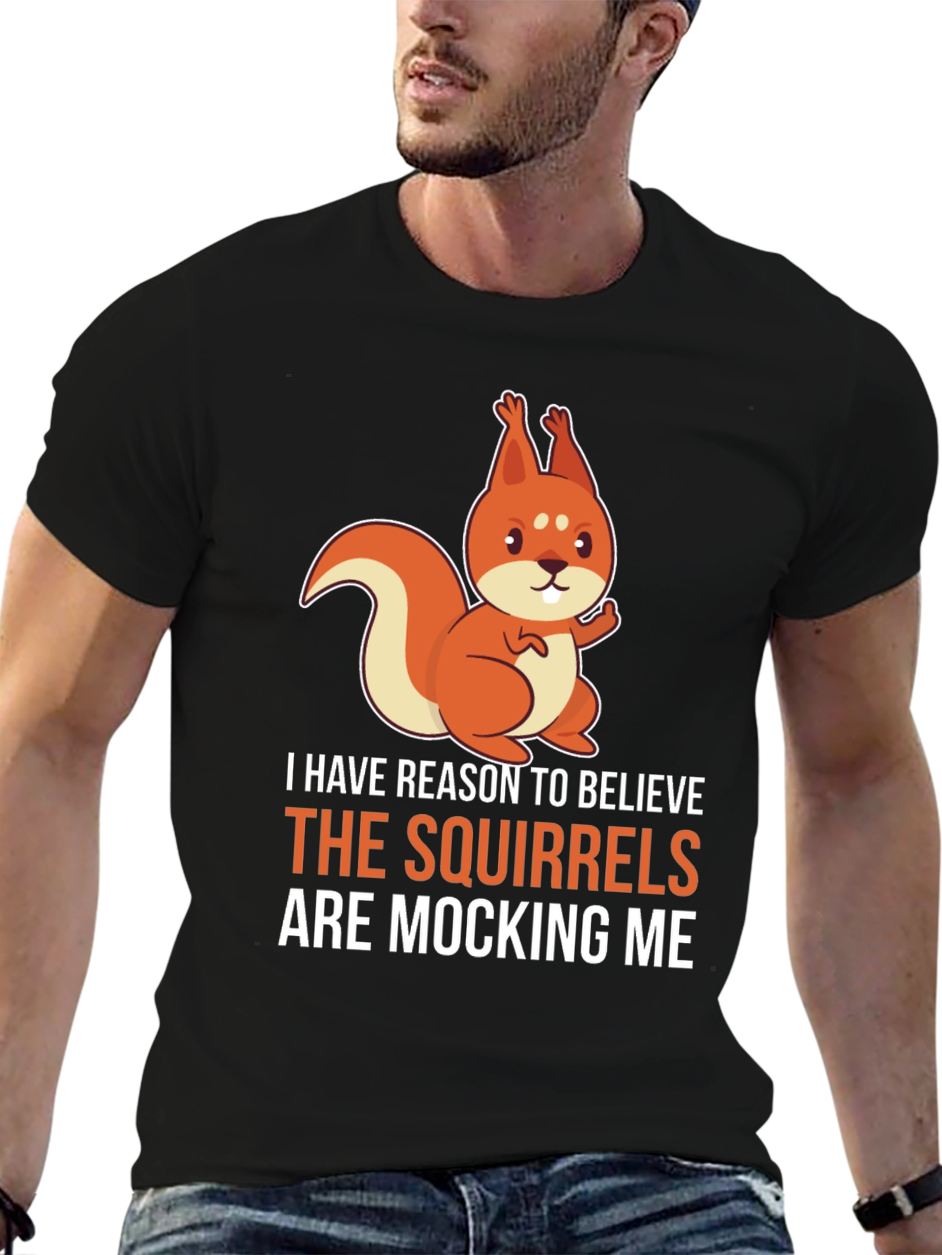 Squirrels Mocking Me Graphic T-Shirt