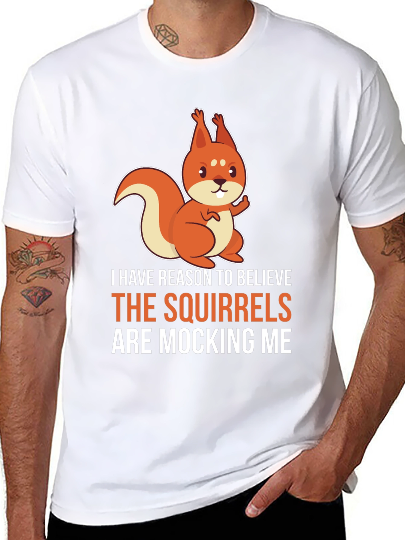 Squirrels Mocking Me Graphic T-Shirt