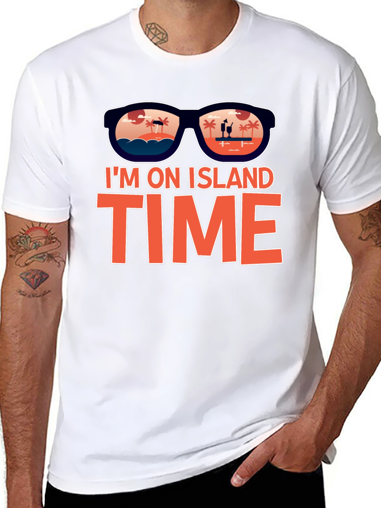 Island Time Graphic Tee - Vacation Vibes