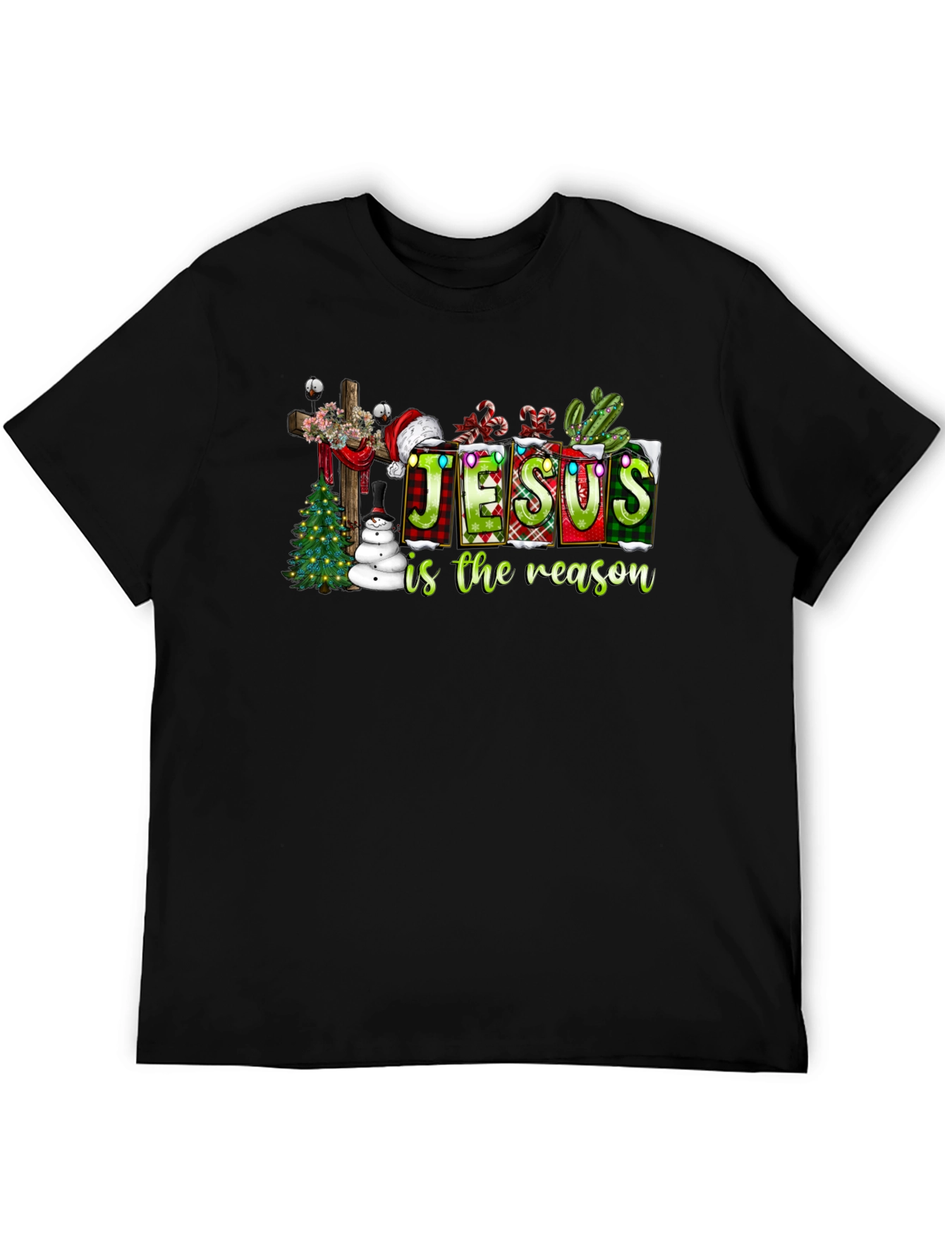 Jesus Is The Reason Black T-Shirt