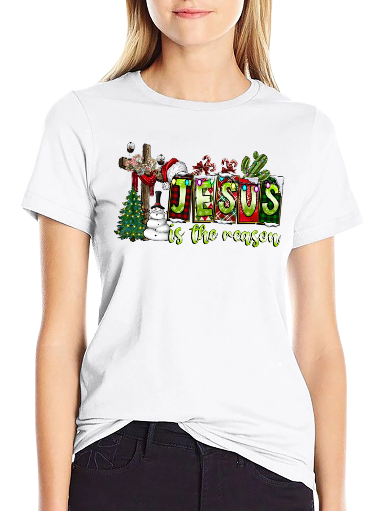 Jesus Is The Reason Black T-Shirt