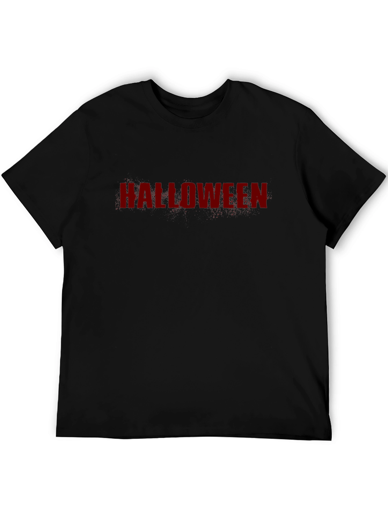 Halloween Graphic Tee - Black Short Sleeve Shirt