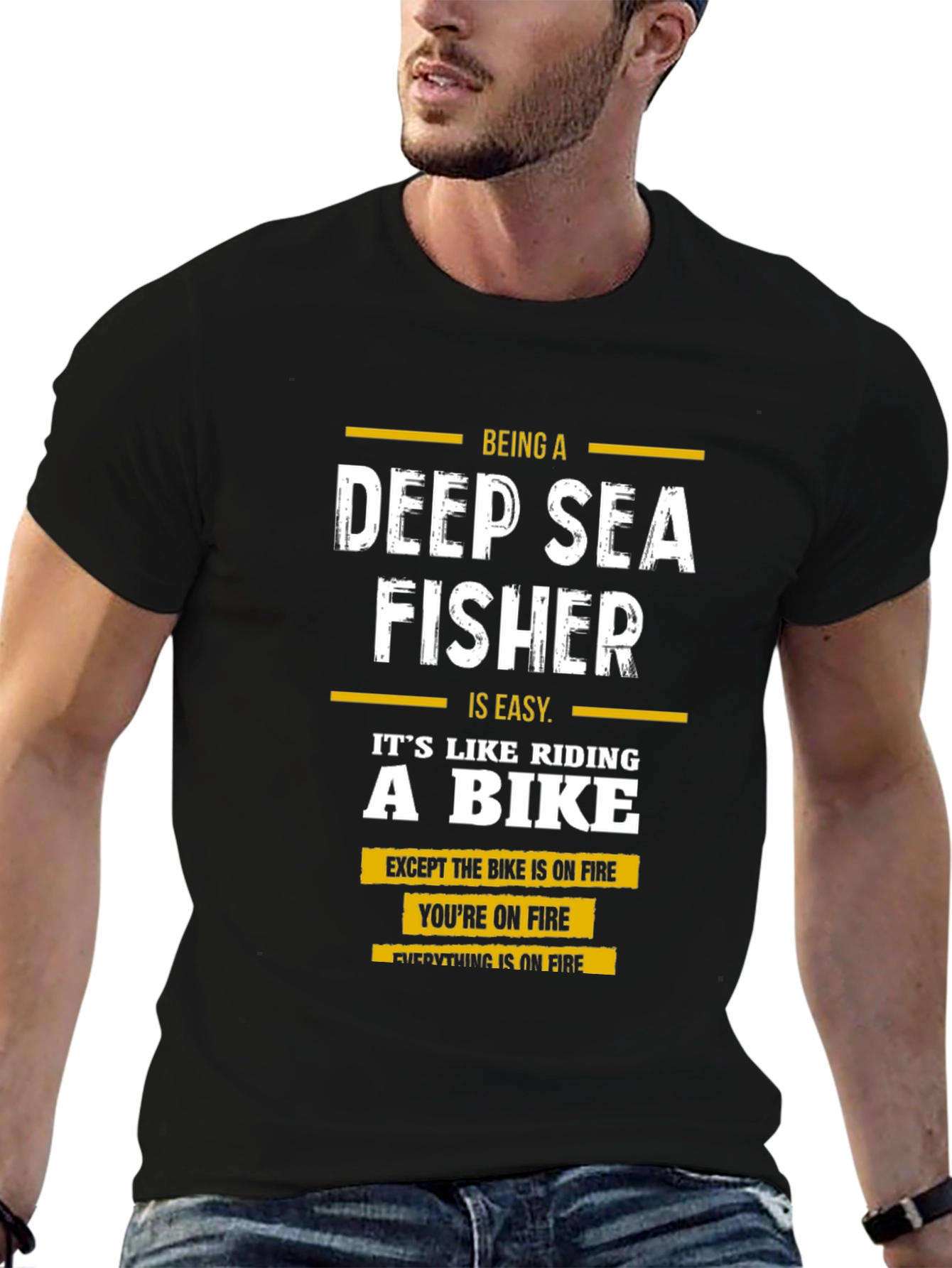 Deep Sea Fisher Funny T-Shirt
