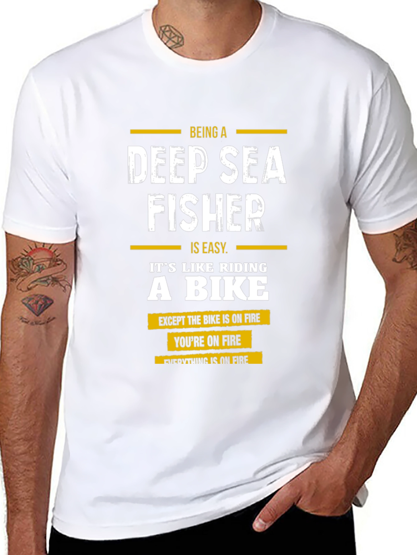 Deep Sea Fisher Funny T-Shirt