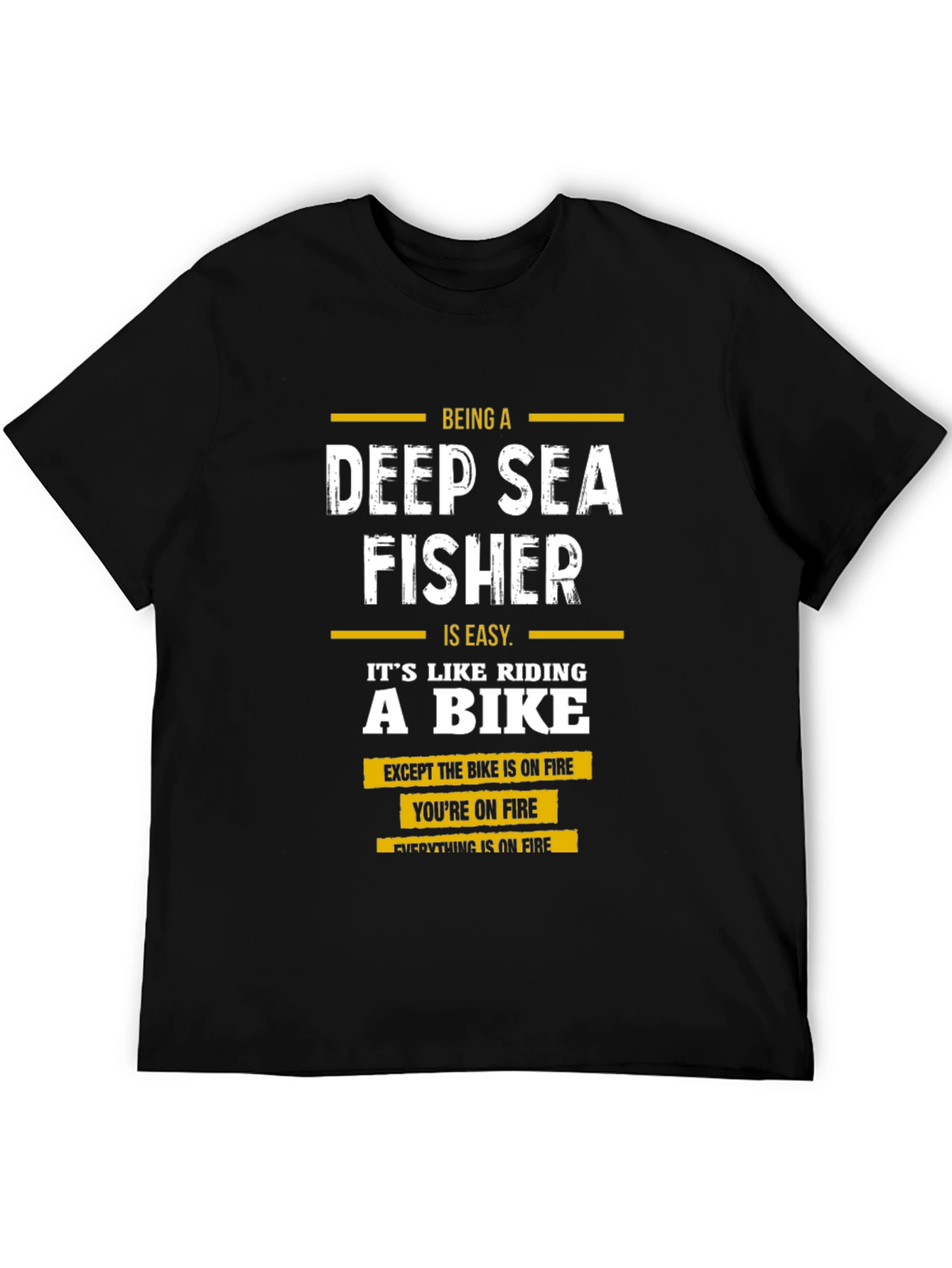 Deep Sea Fisher Funny T-Shirt