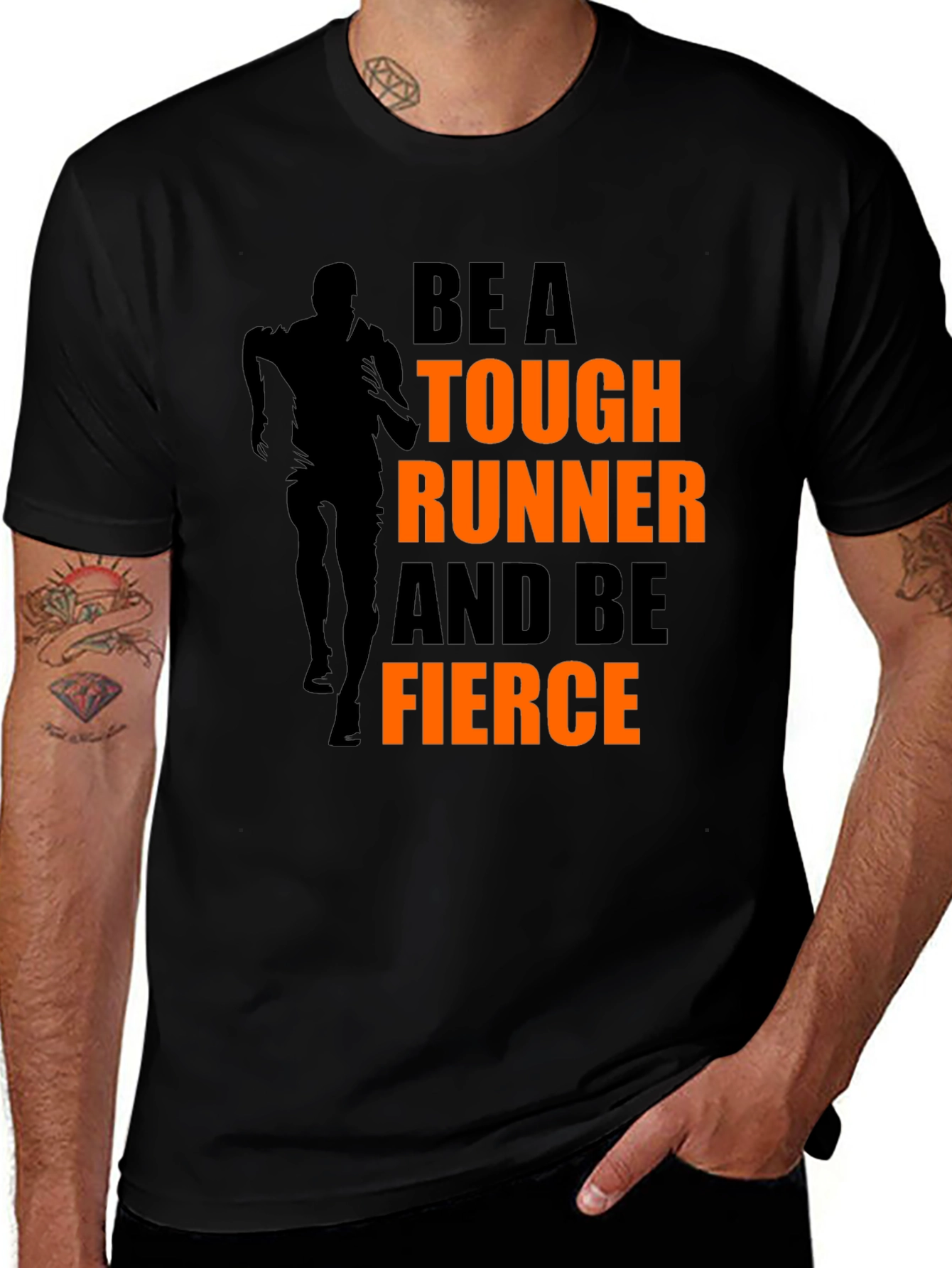 Tough Runner T-Shirt - Fierce Athlete Motivation