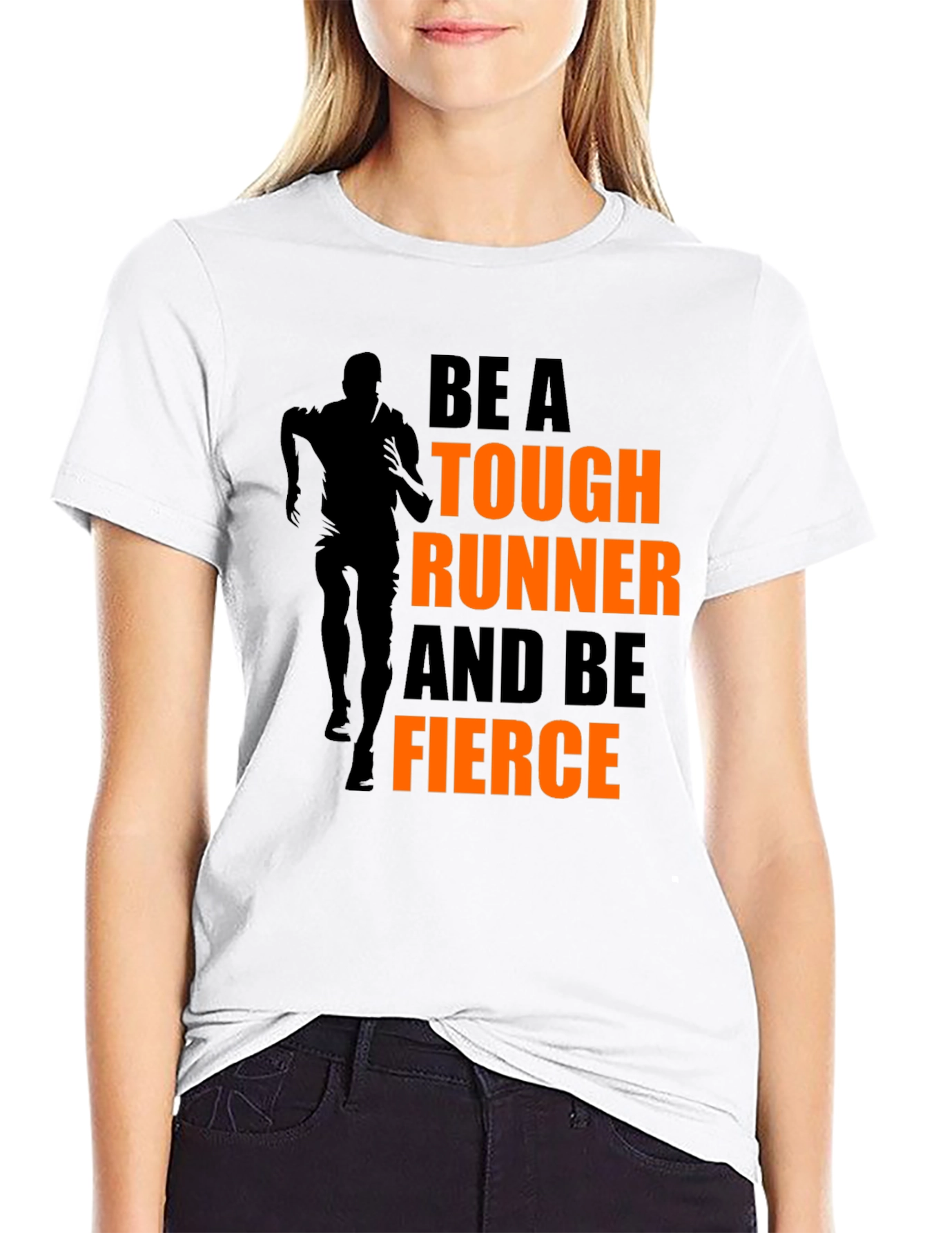 Tough Runner T-Shirt - Fierce Athlete Motivation