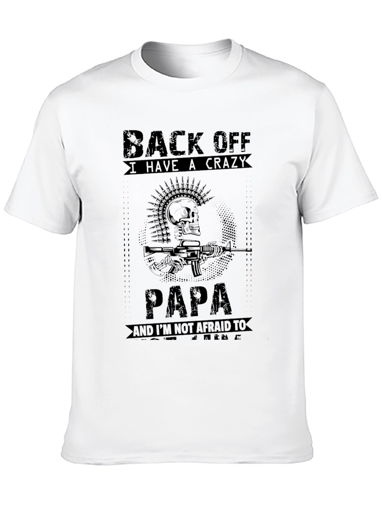 Crazy Papa Graphic Tee - Black