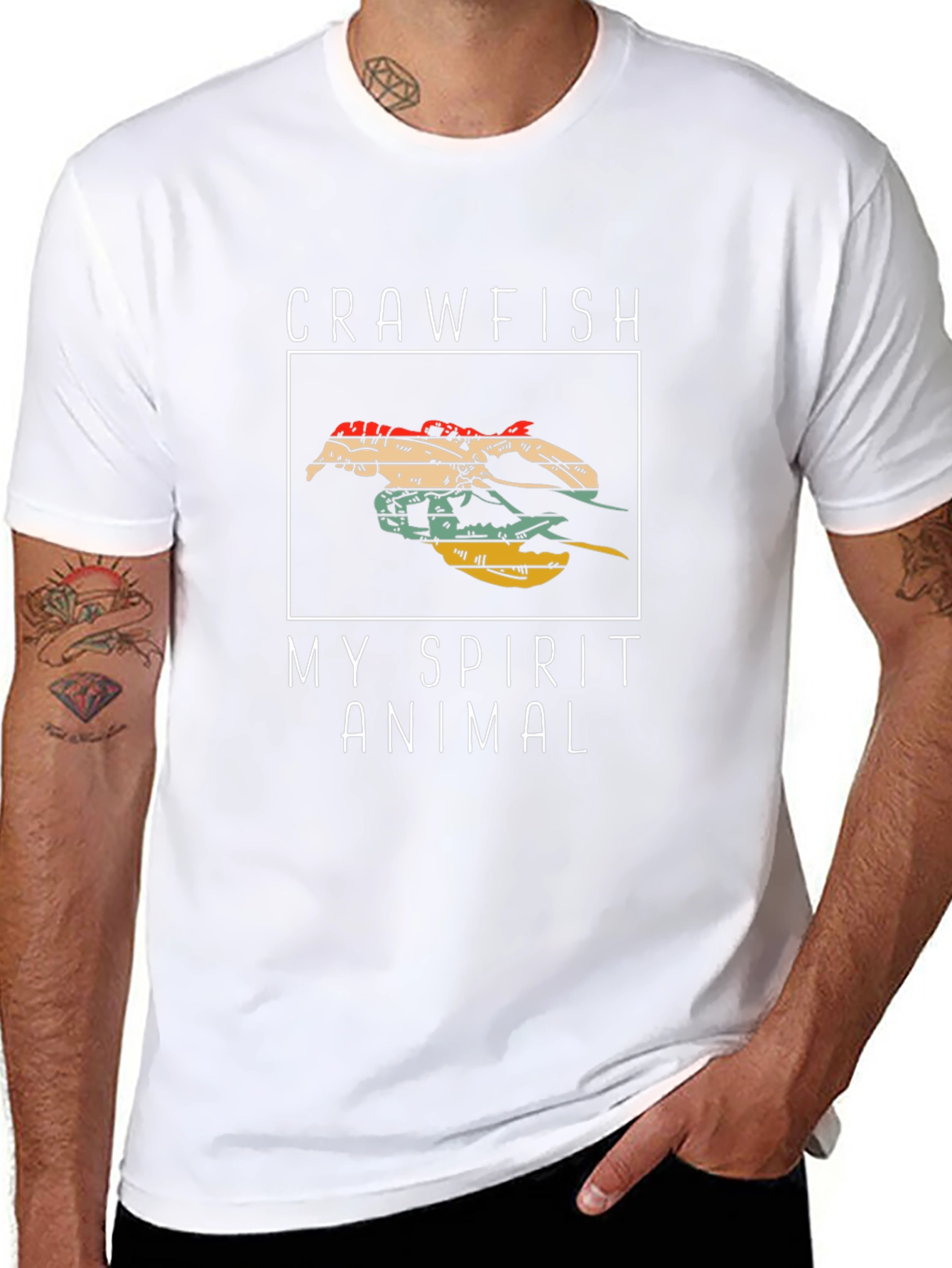 Crawfish Spirit Animal Graphic Tee