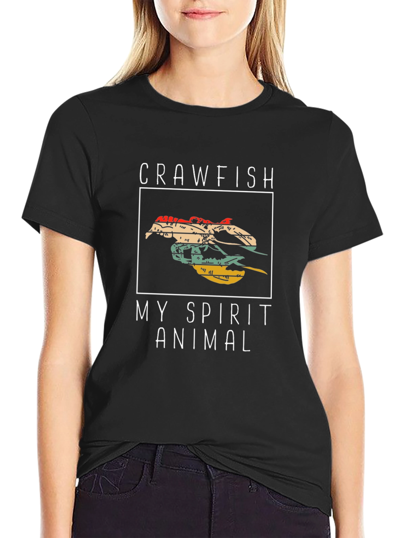 Crawfish Spirit Animal Graphic Tee