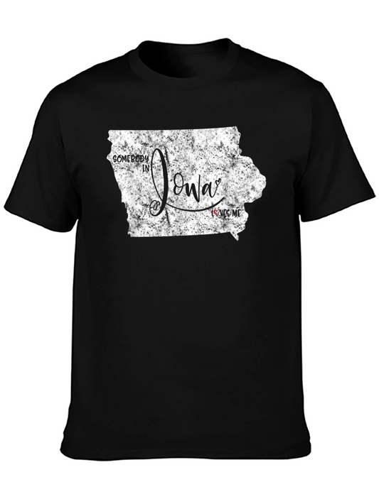 Iowa Love Graphic Tee - Black