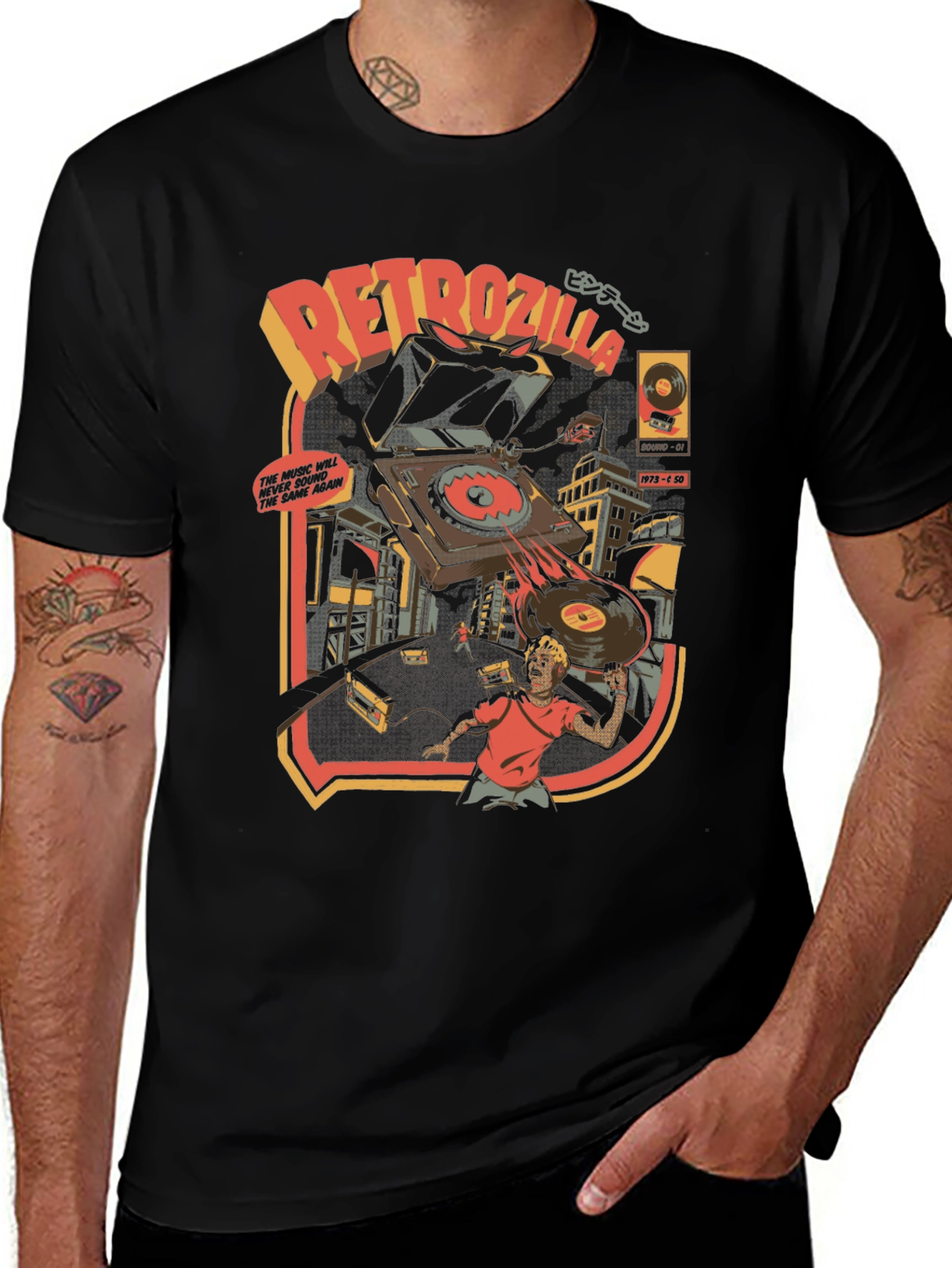 RetroZilla Graphic T-Shirt