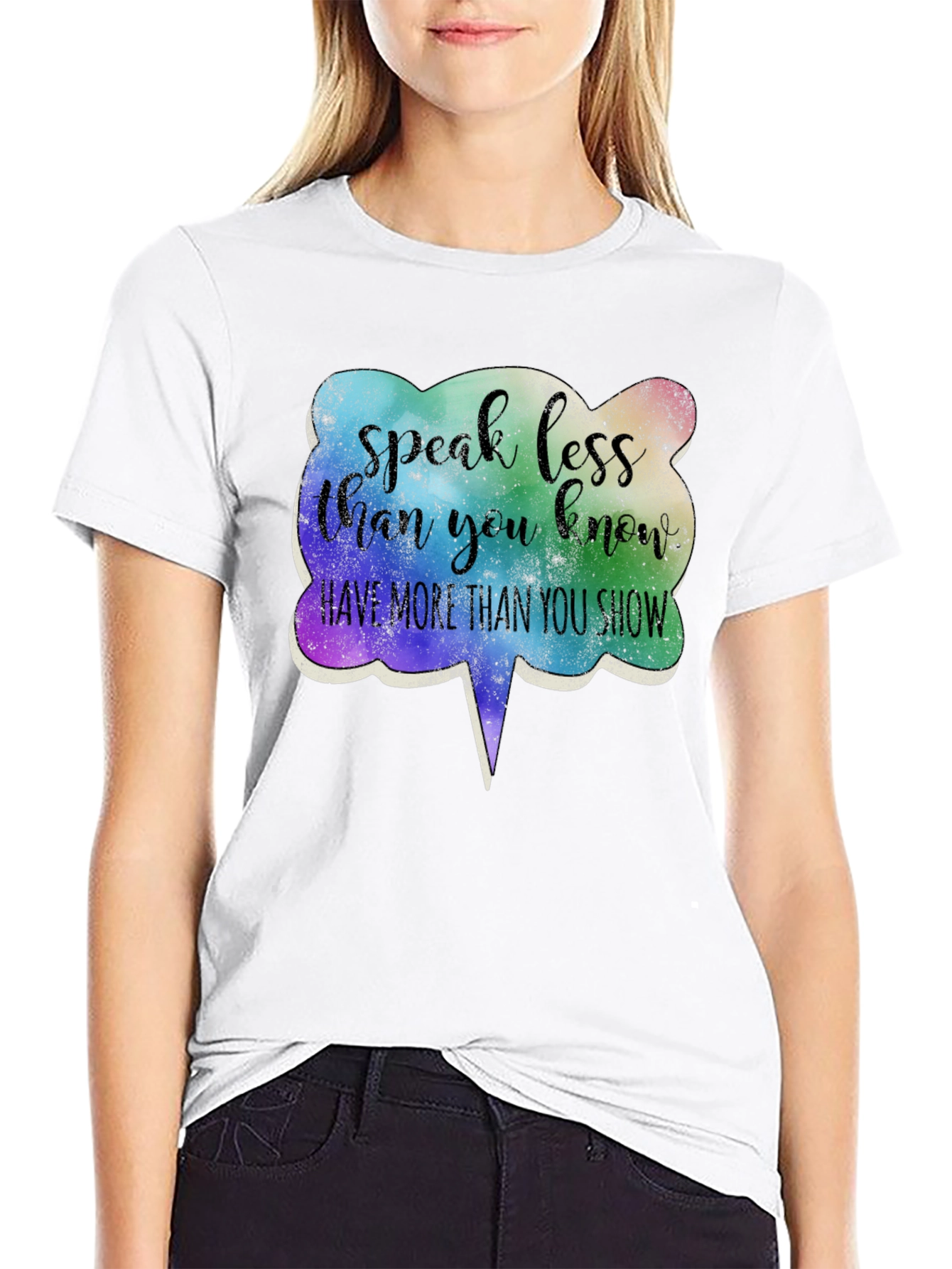 Speak Less Show More Graphic Tee