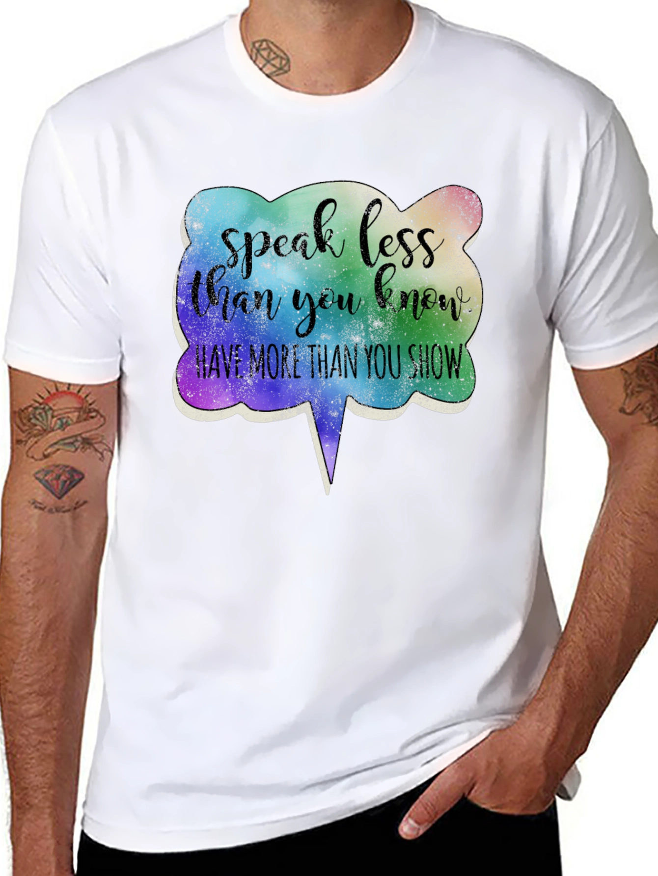 Speak Less Show More Graphic Tee