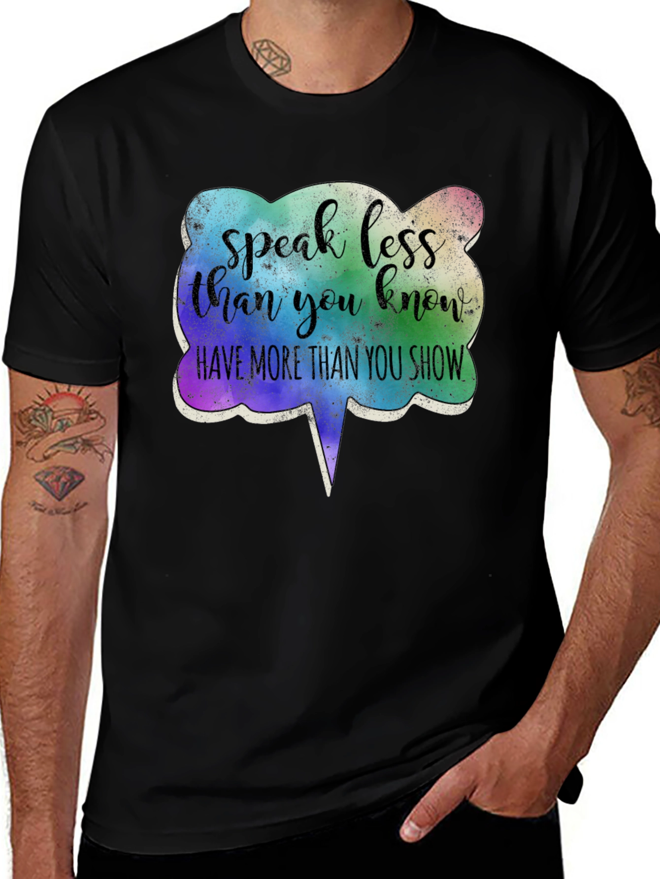 Speak Less Show More Graphic Tee