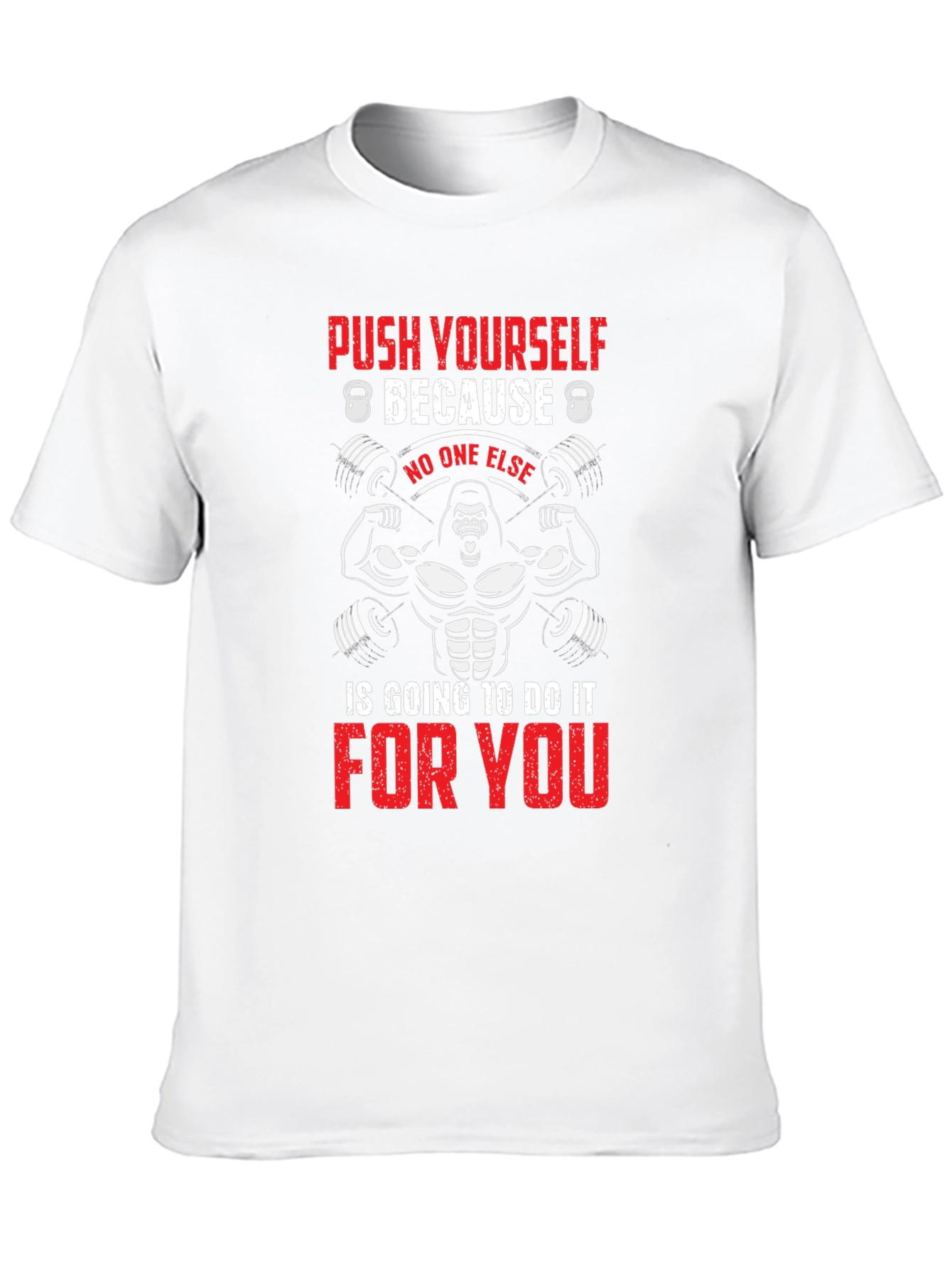 Workout Gorilla T-Shirt - Push Yourself