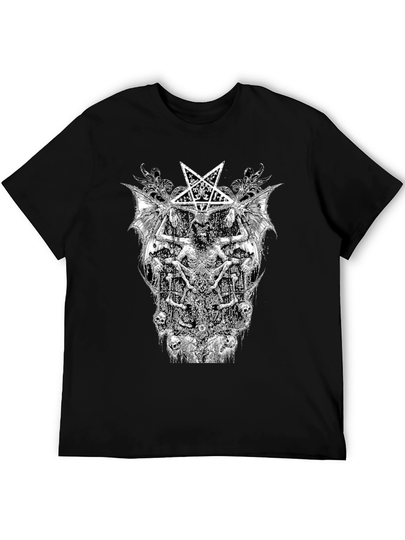 Baphomet Black Graphic Tee