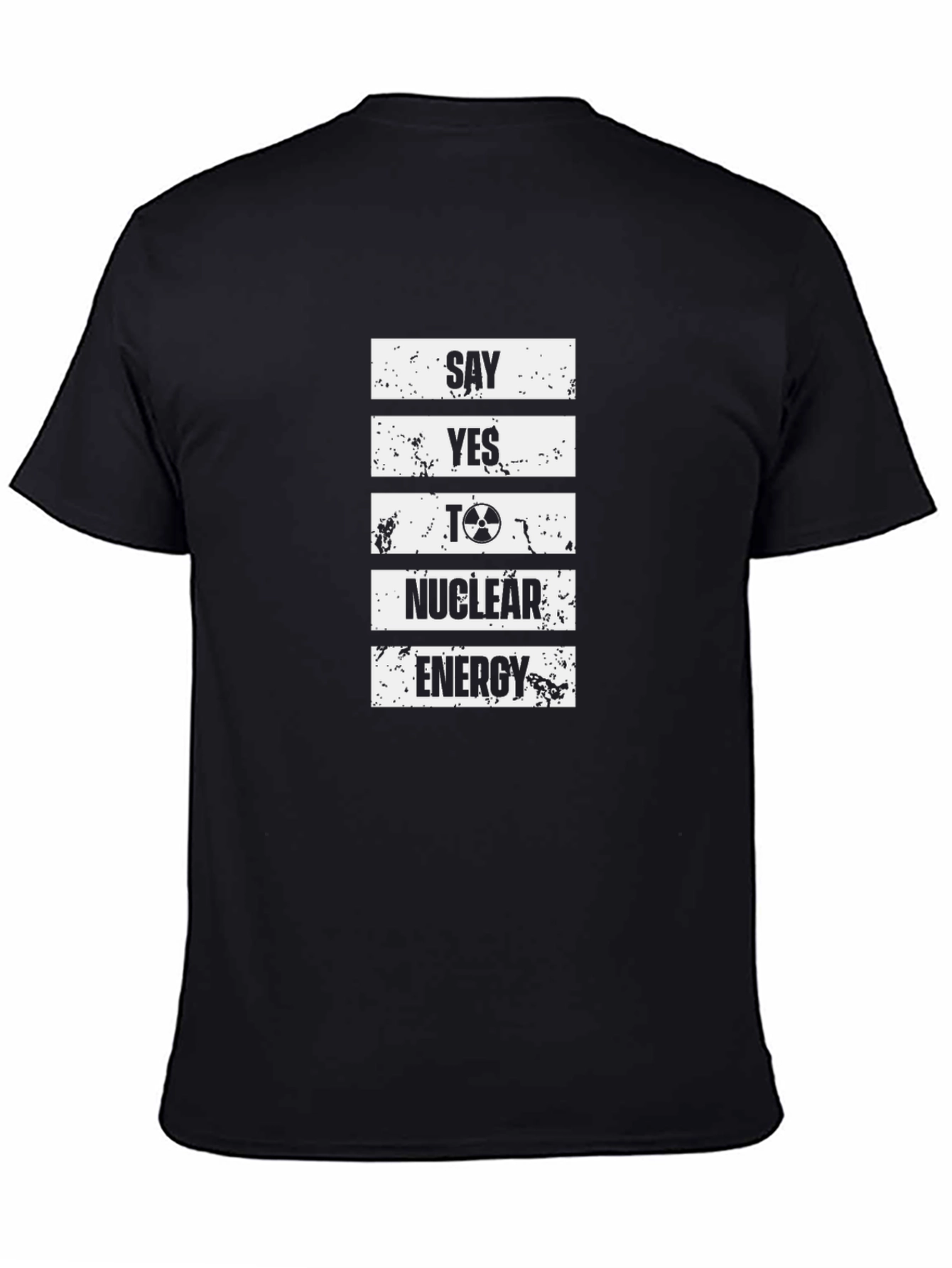 Say Yes to Nuclear Energy Black T-Shirt