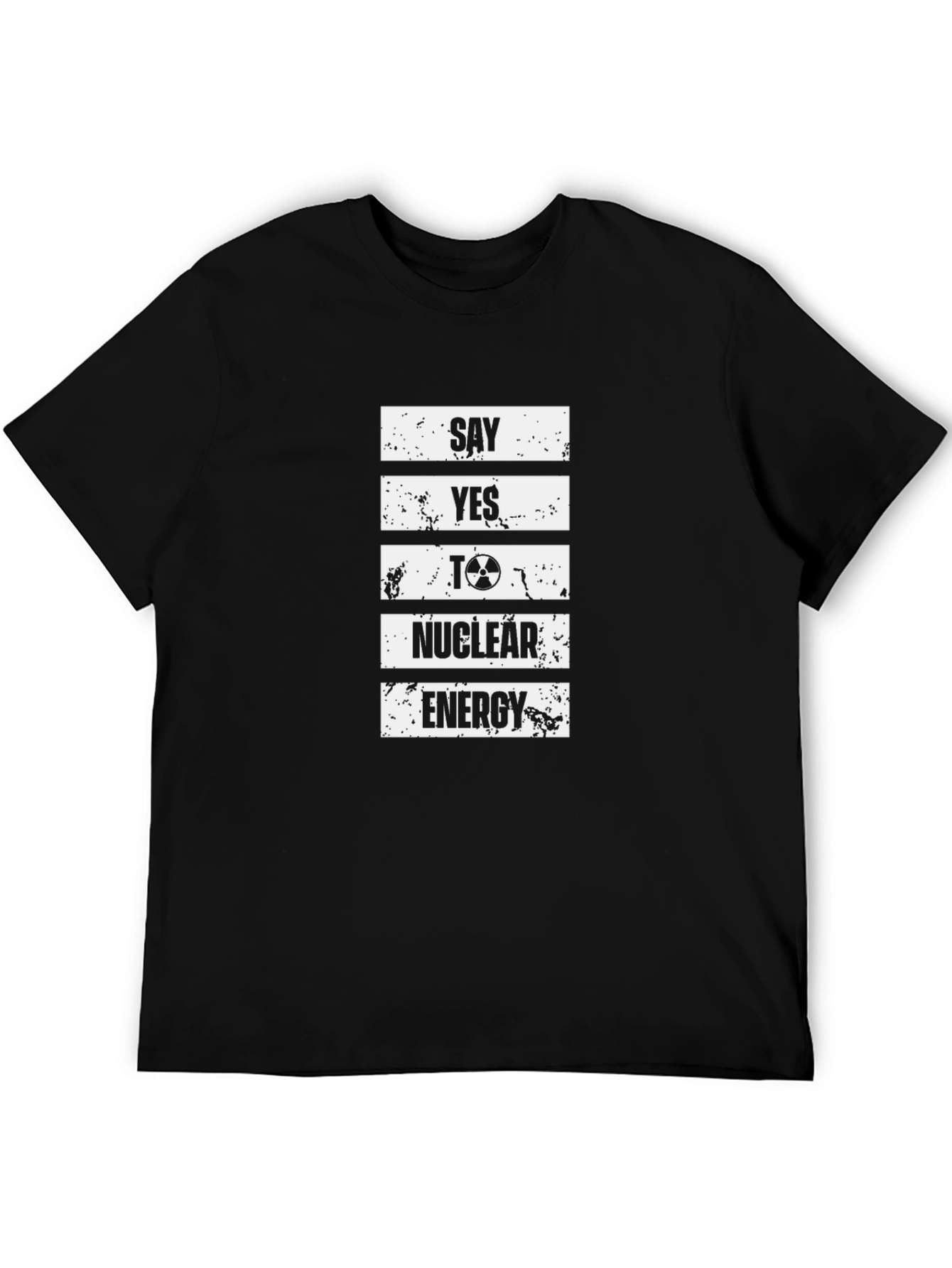 Say Yes to Nuclear Energy Black T-Shirt