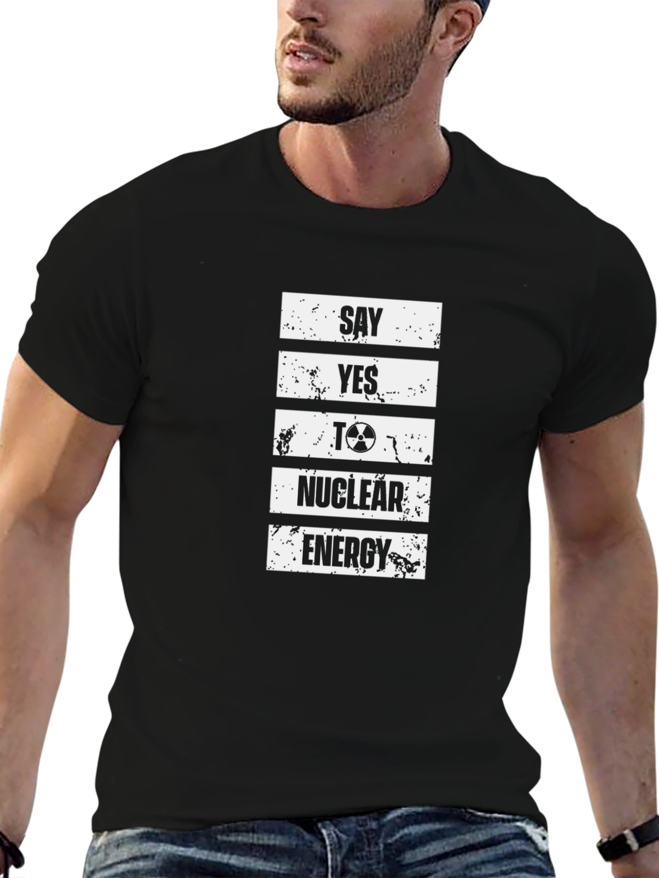 Say Yes to Nuclear Energy Black T-Shirt
