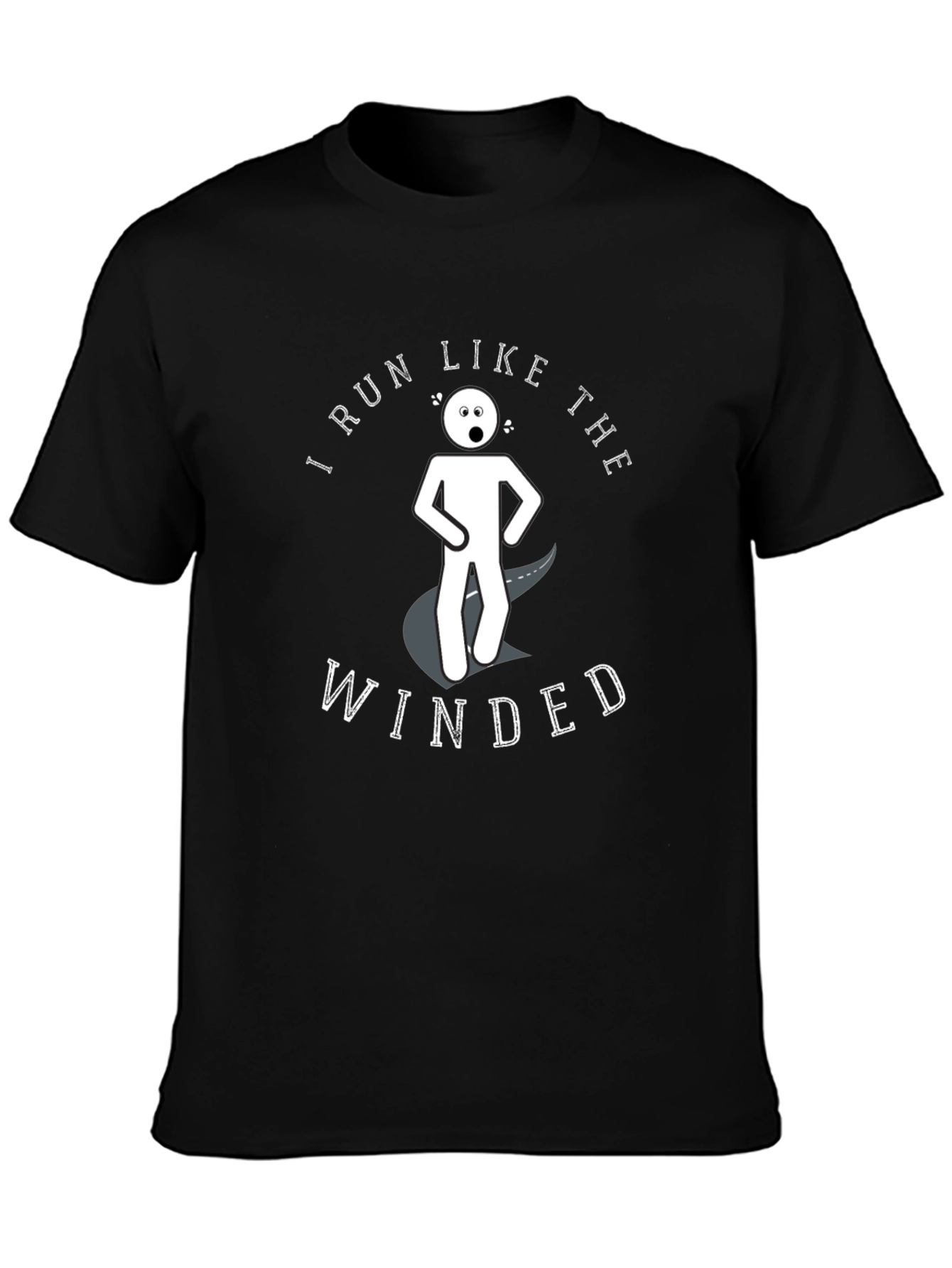 Humorous I Run Like The Winded Graphic Tee