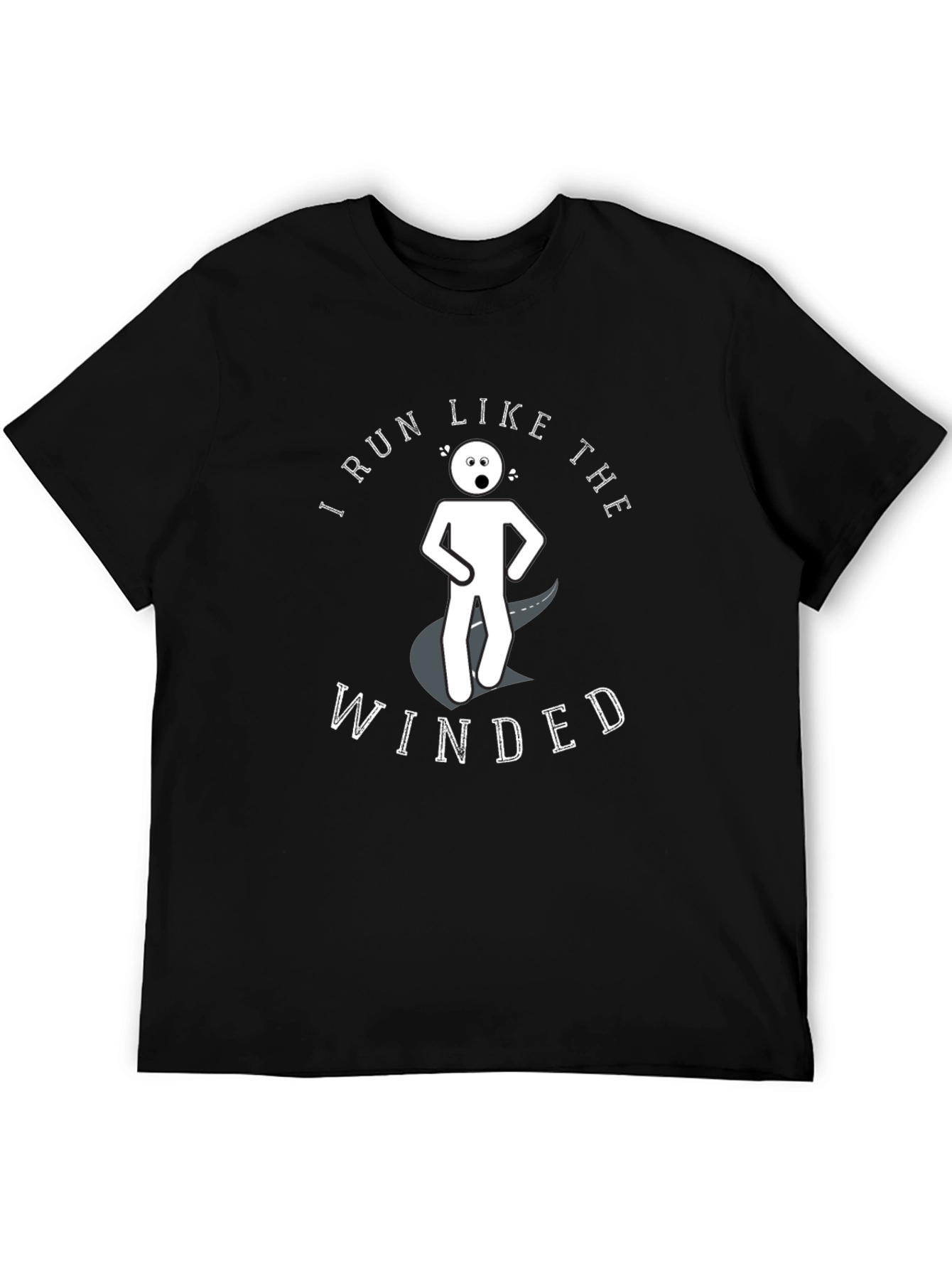 Humorous I Run Like The Winded Graphic Tee