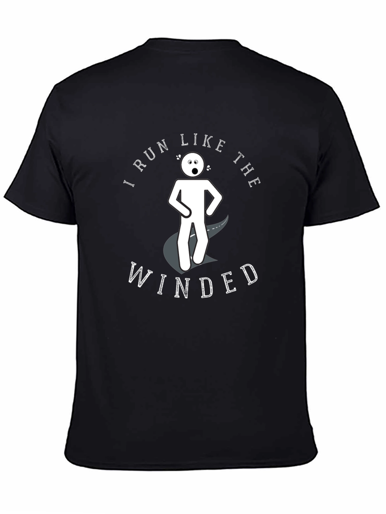 Humorous I Run Like The Winded Graphic Tee