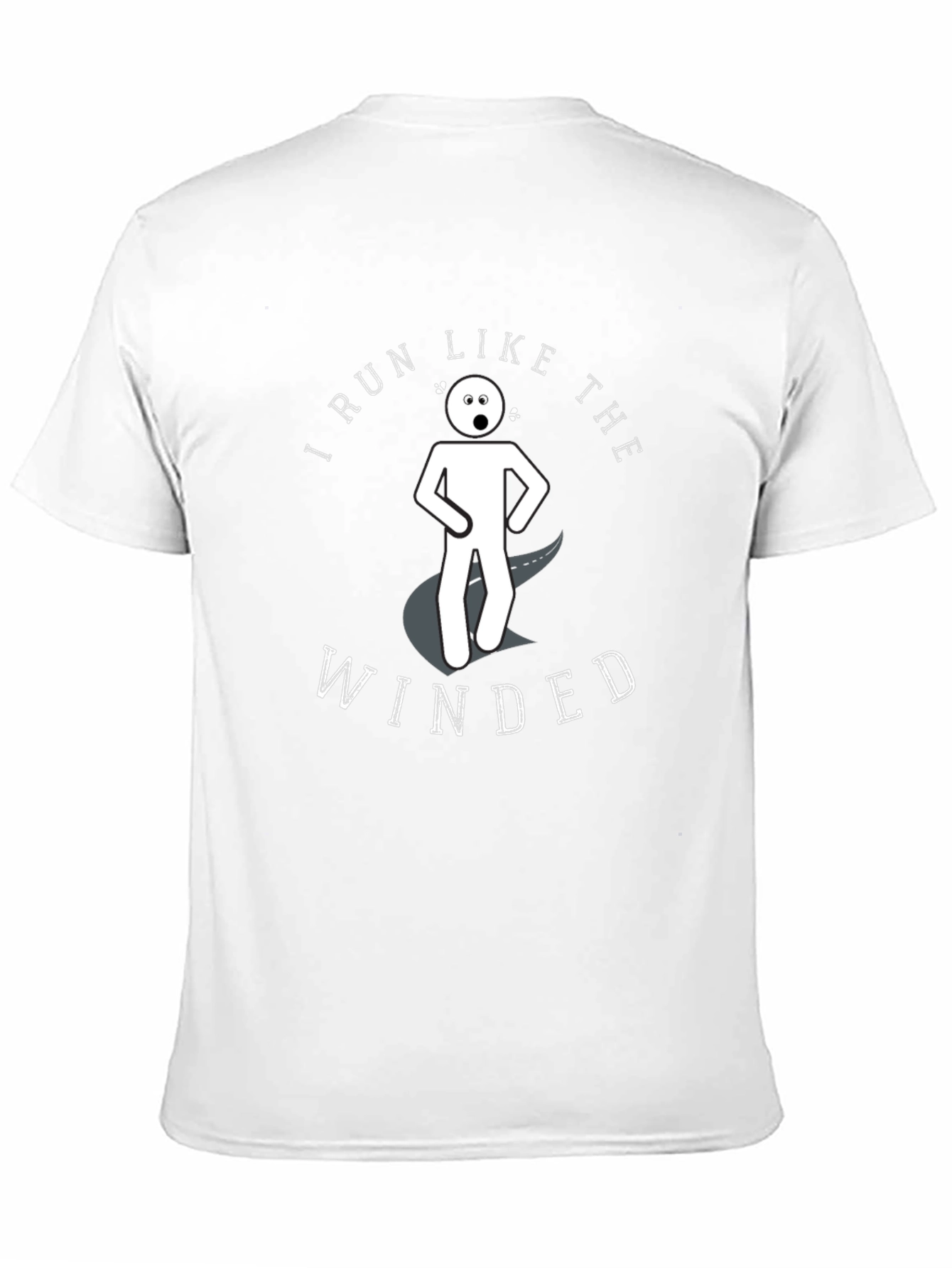 Humorous I Run Like The Winded Graphic Tee