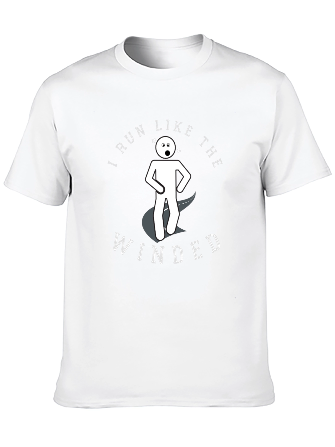 Humorous I Run Like The Winded Graphic Tee
