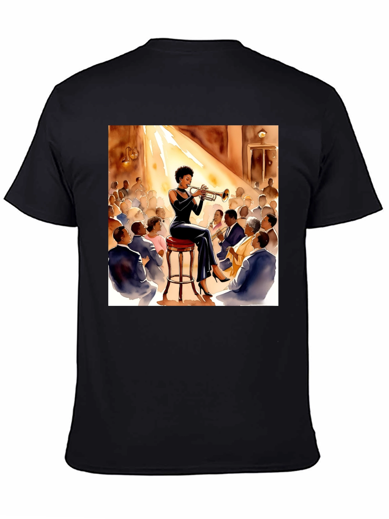 Jazz Trumpet Player Graphic T-Shirt