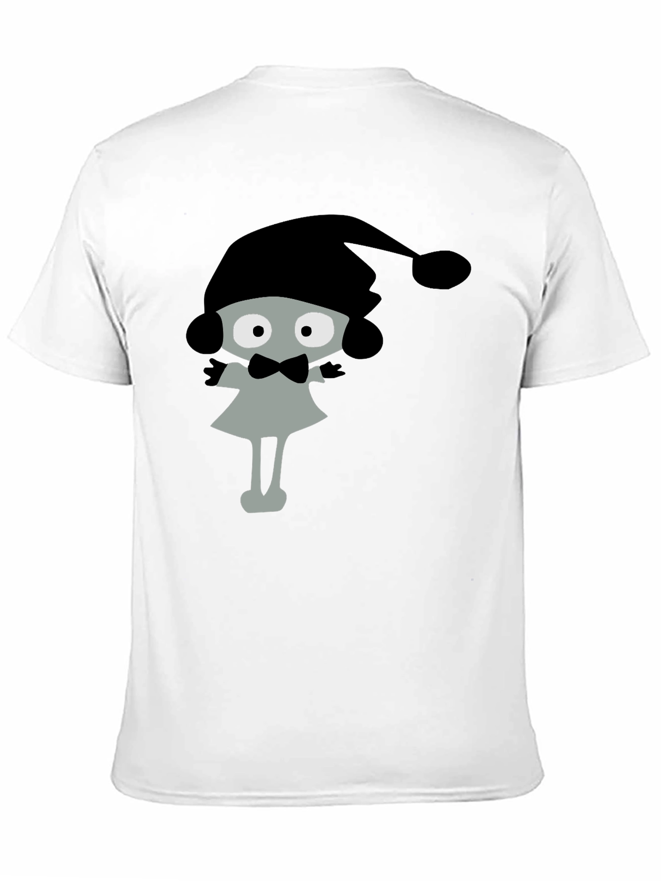 Cartoon Character Black T-Shirt