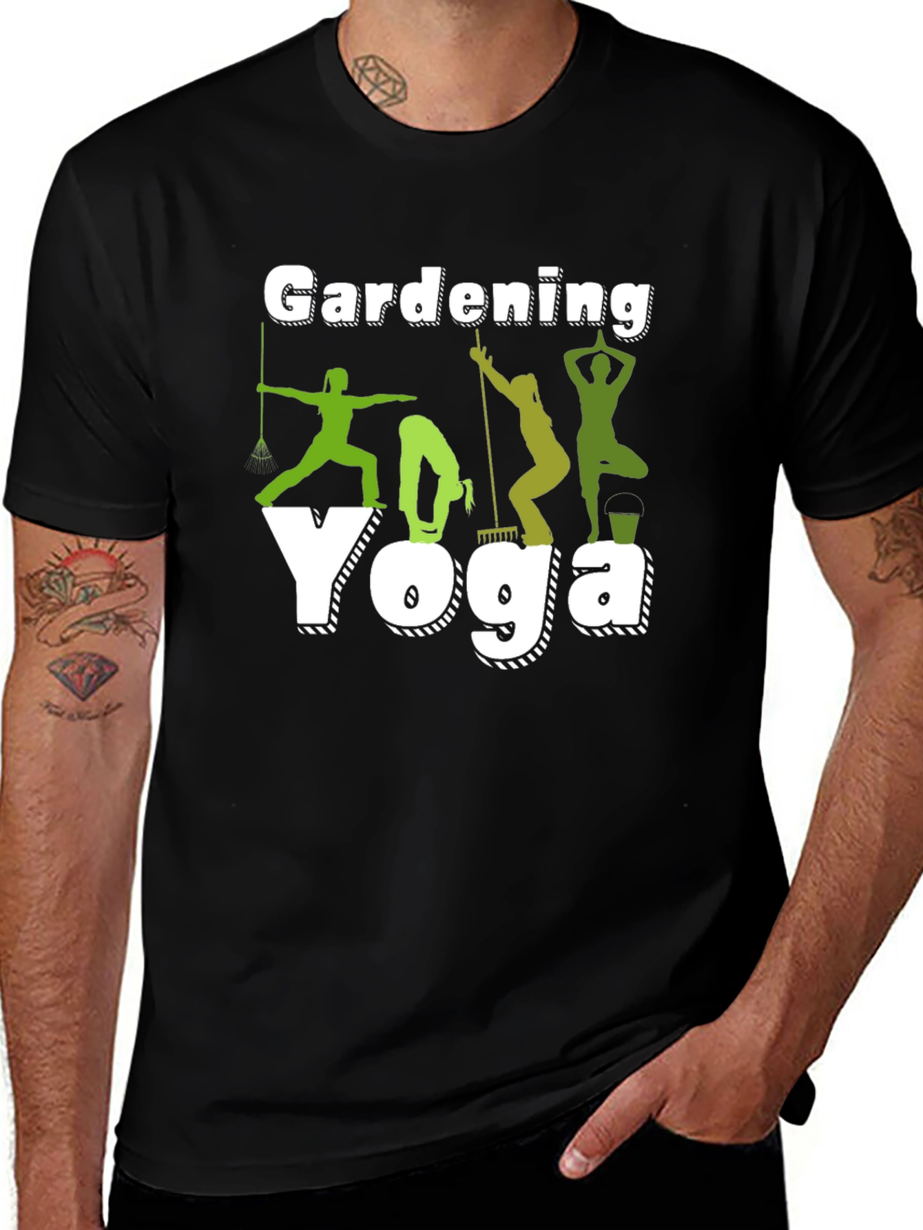Gardening Yoga T-Shirt - Funny Gardener Tee