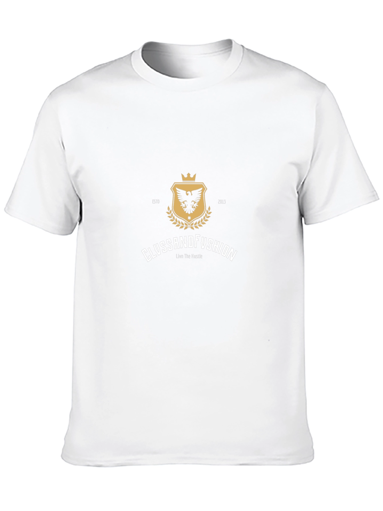 Clussandfushion Black Graphic Tee