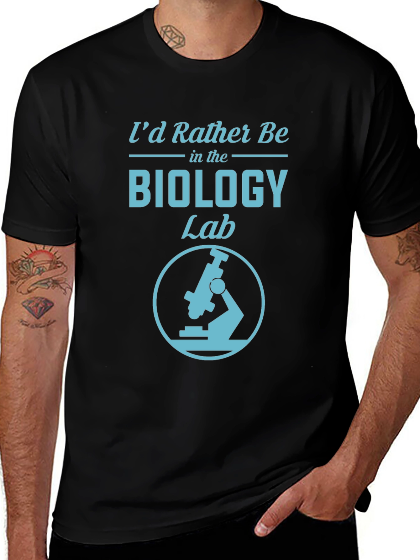 Biology Lab T-Shirt - Science Enthusiast Tee