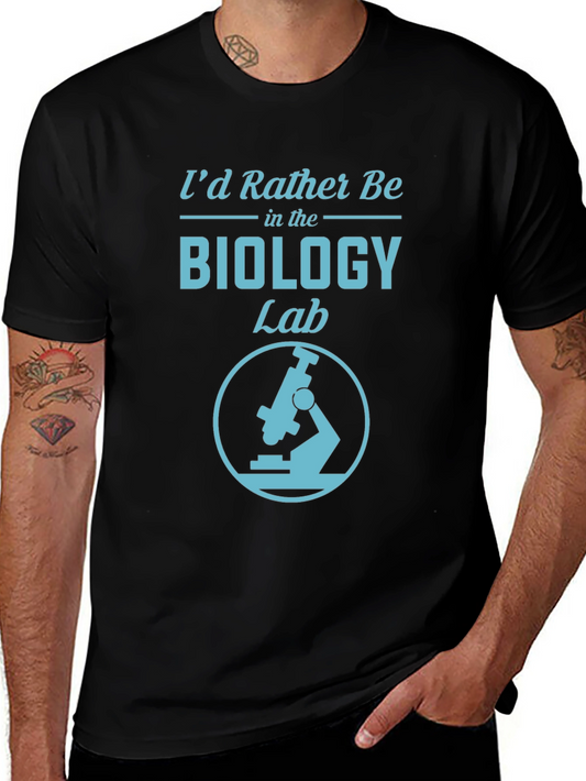 Biology Lab T-Shirt - Science Enthusiast Tee