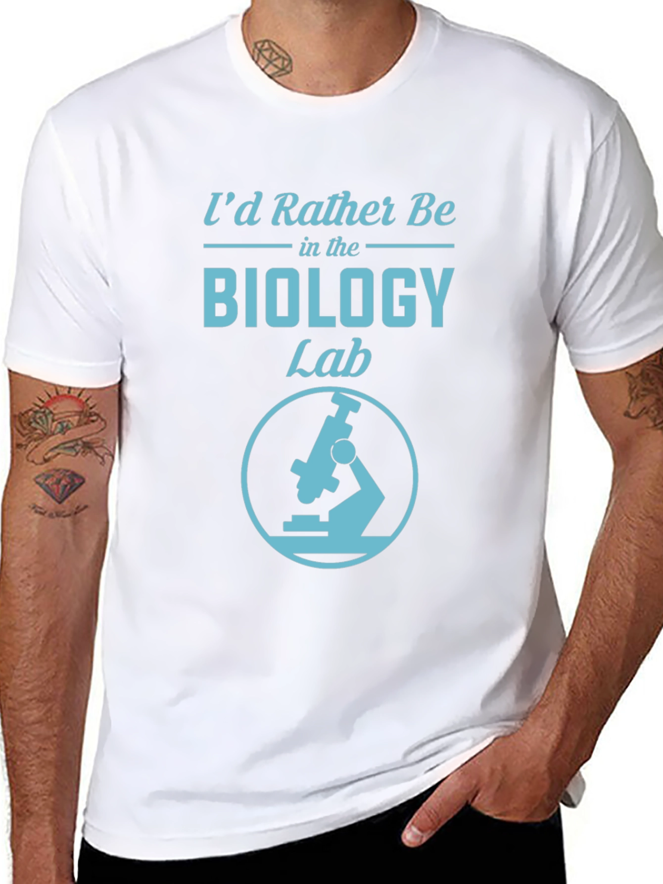 Biology Lab T-Shirt - Science Enthusiast Tee