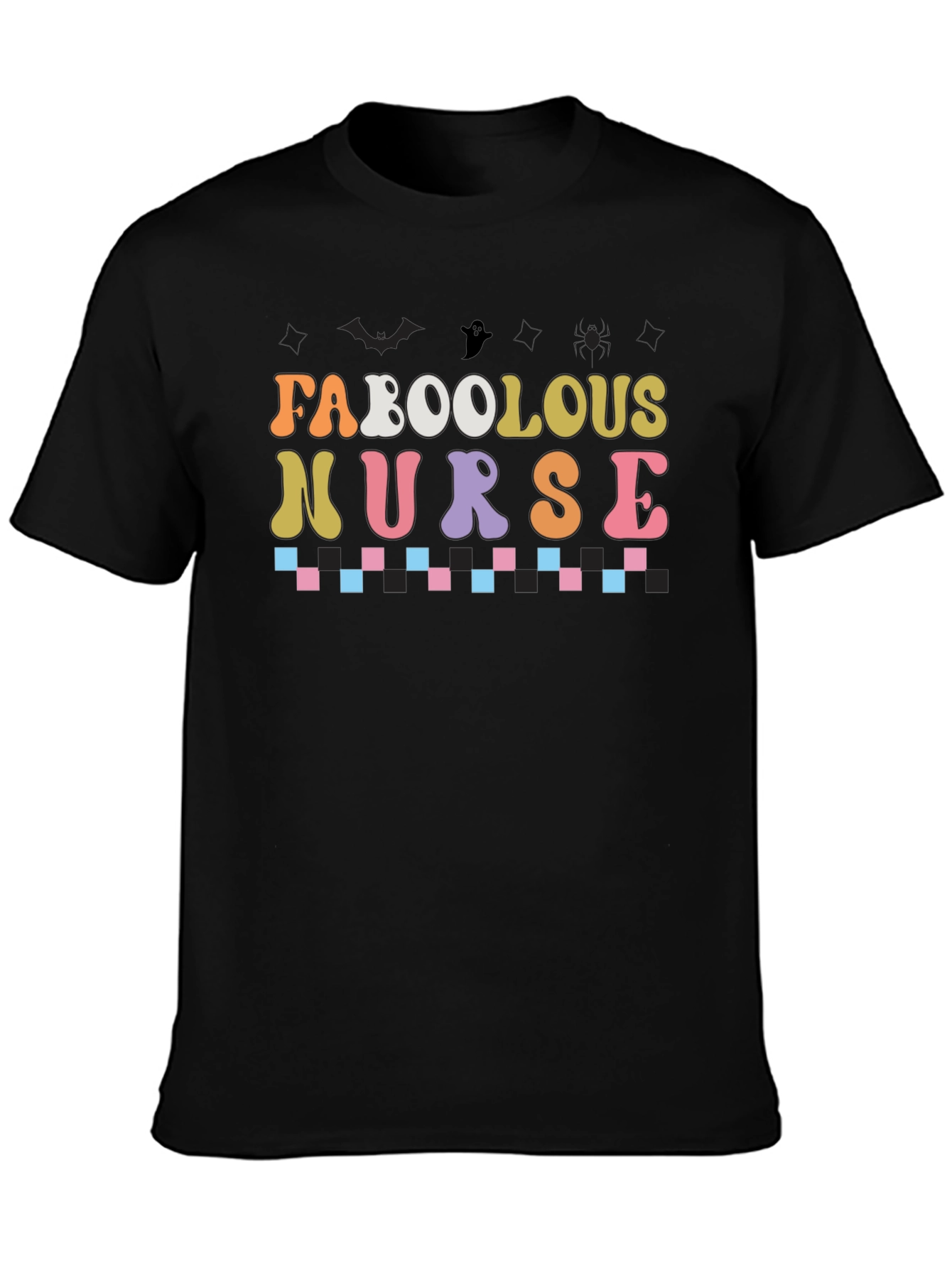 Fabulous Nurse Halloween T-Shirt - Black