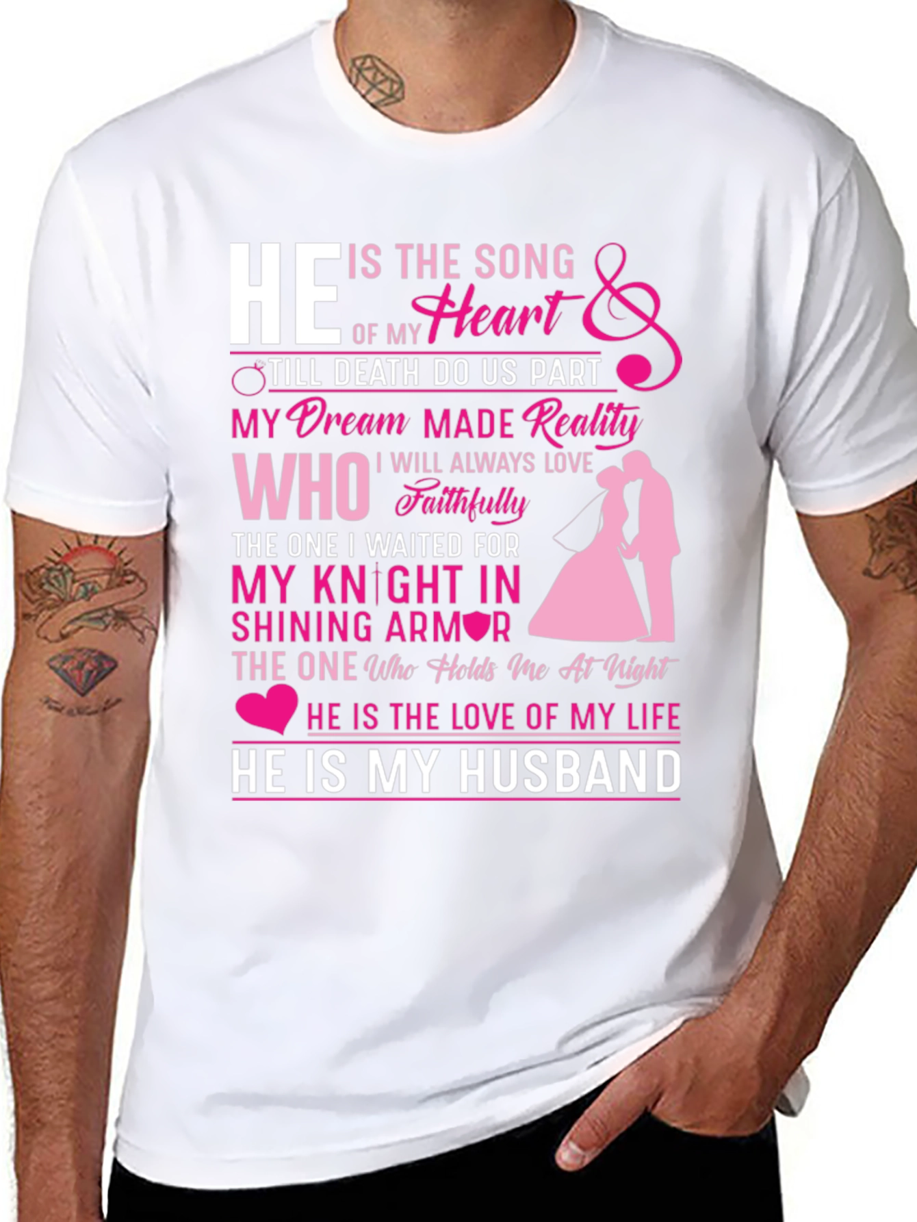 He is My Husband Graphic Tee