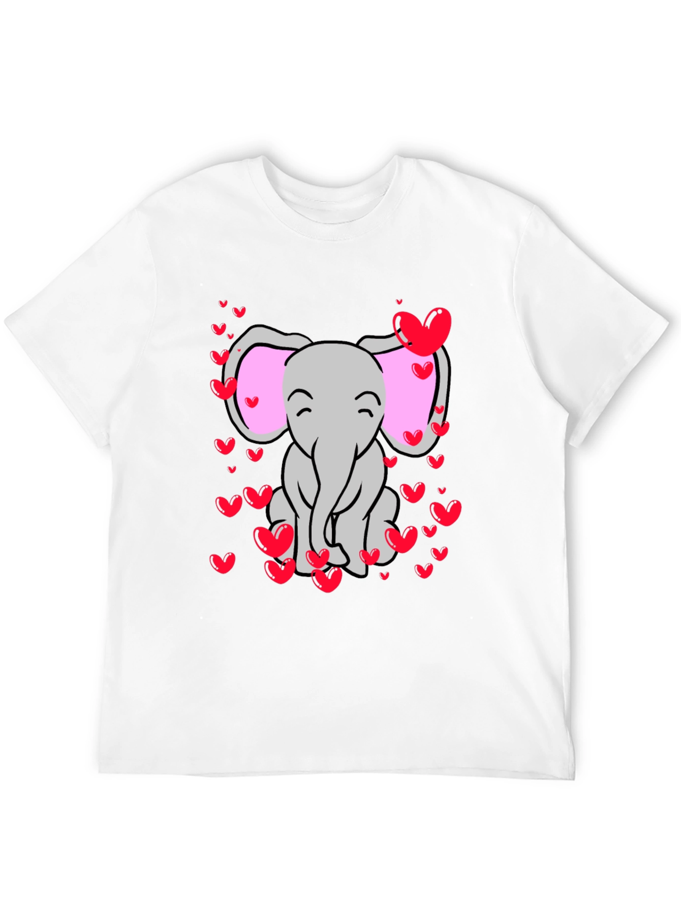Elephant Love T-Shirt - Cute Valentines Day Apparel