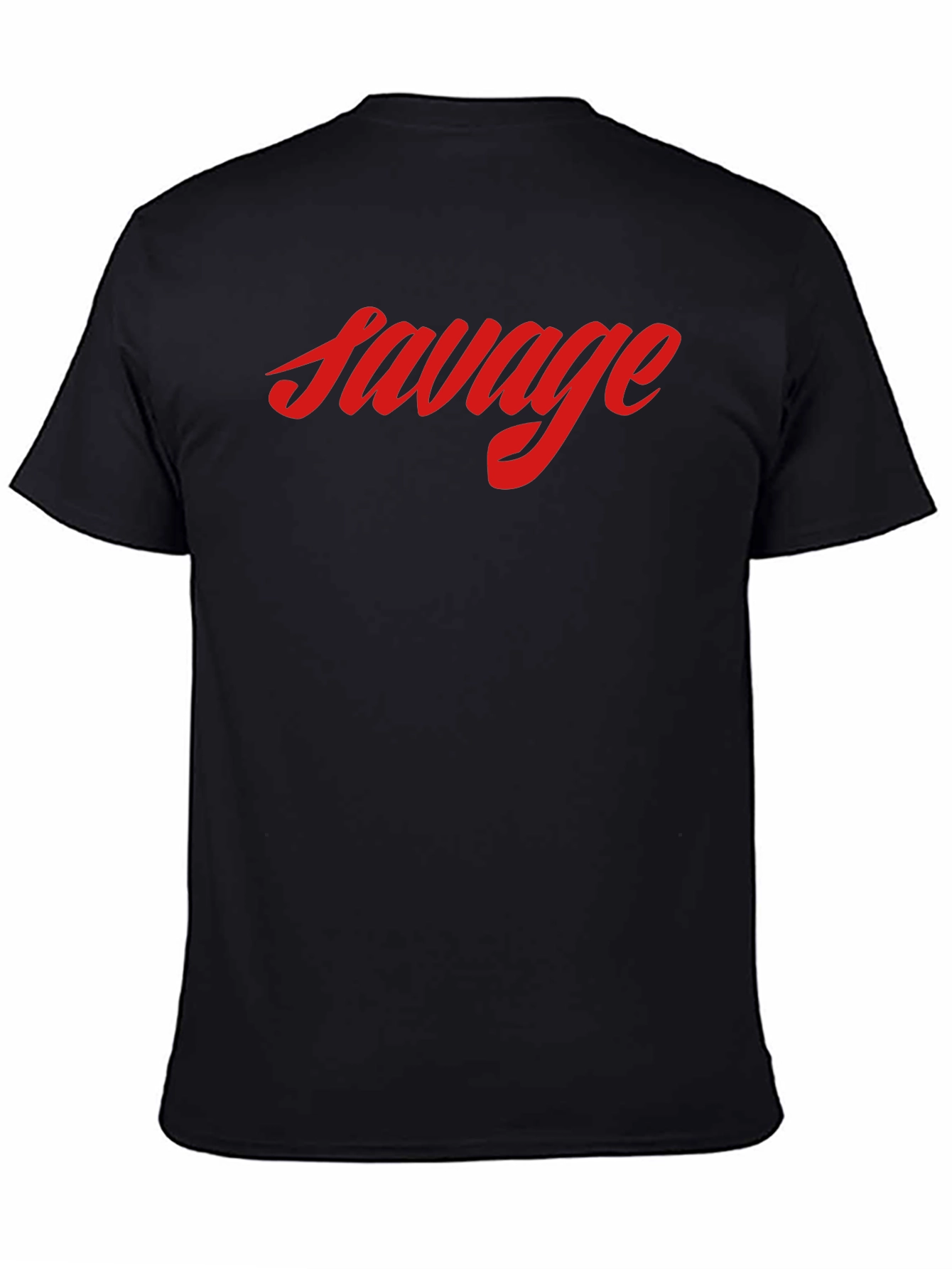 Savage Graphic Tee - Black Short Sleeve Shirt