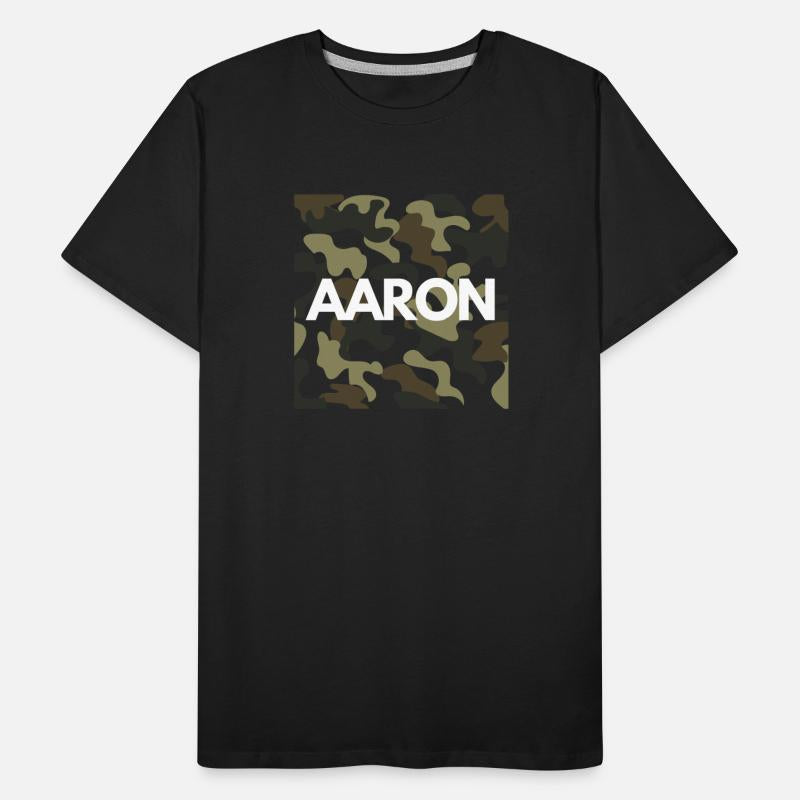 Aaron Name Hoodies Men Good Quality Camouflage