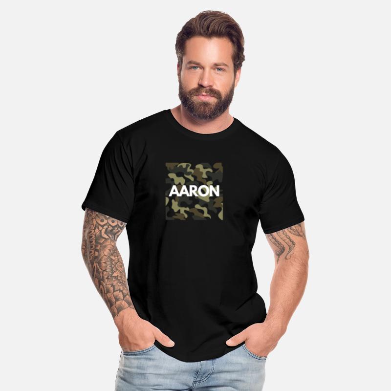 Aaron Name Hoodies Men Good Quality Camouflage